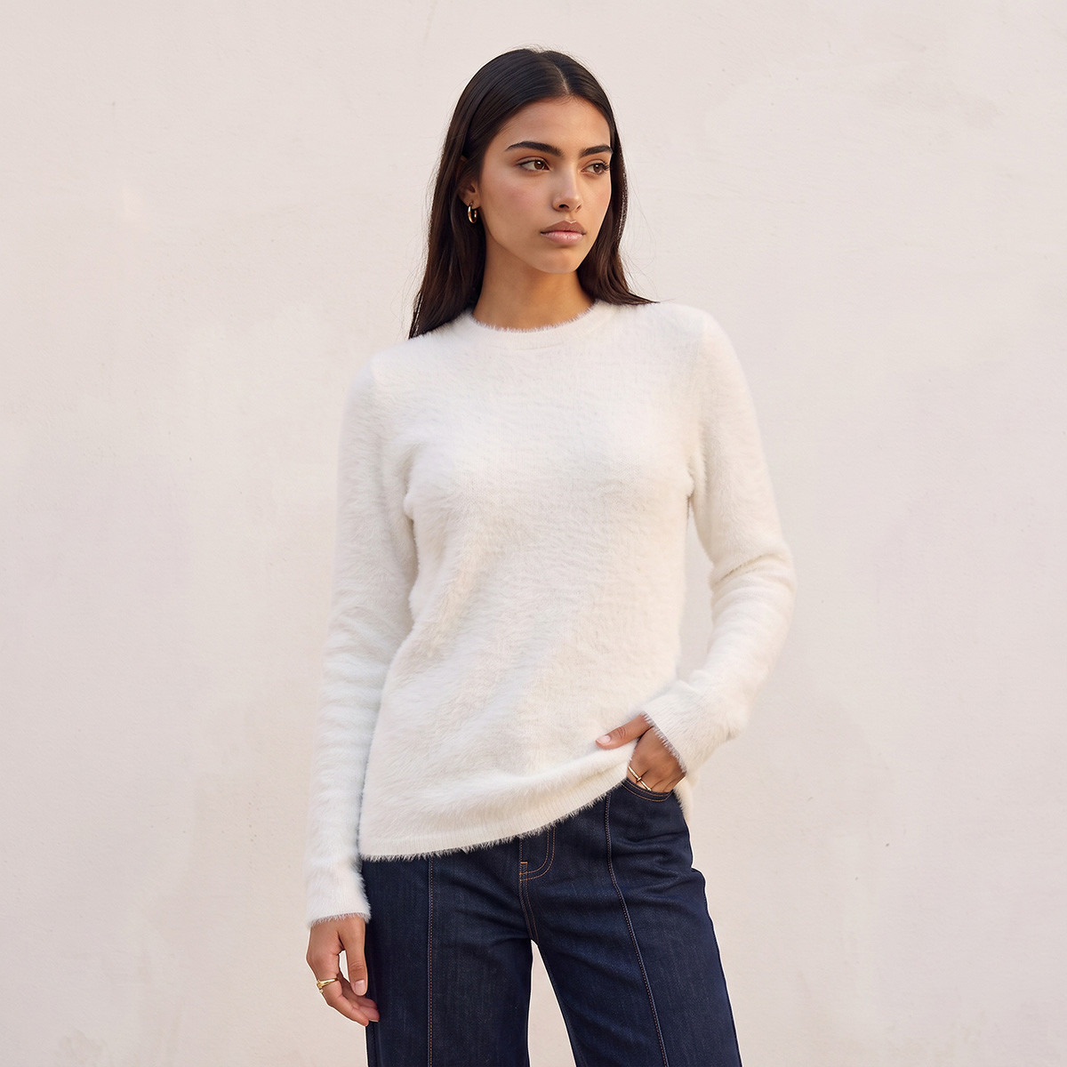 Splash Youth Plush Crew Neck Sweater-women-winterwear-cardigansandjumpers-jumpers-image-1