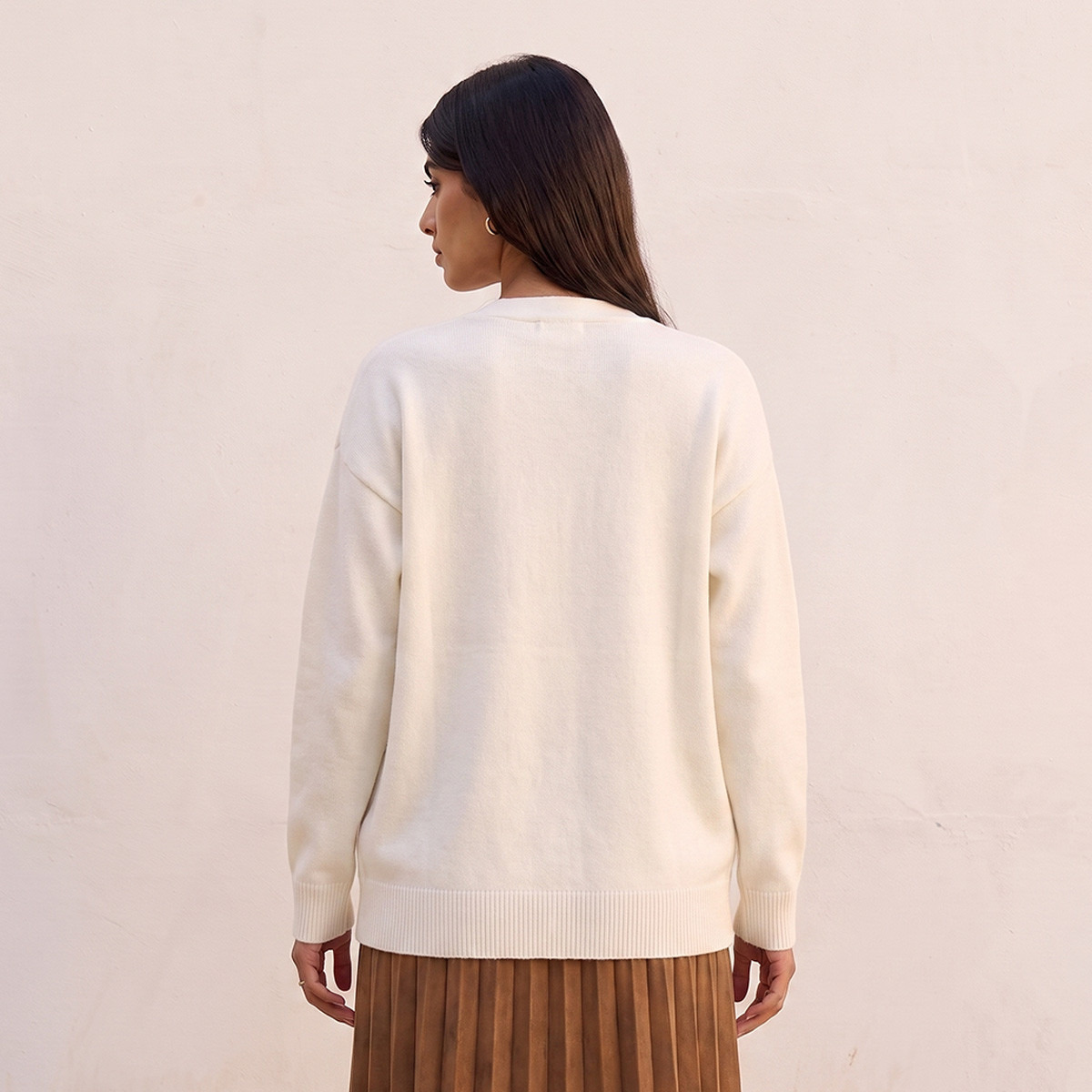كارديجان فضفاض بجيوب من سبلاش يوث-women-clothing-plussize-cardigansandjumpers-cardigans-image-5
