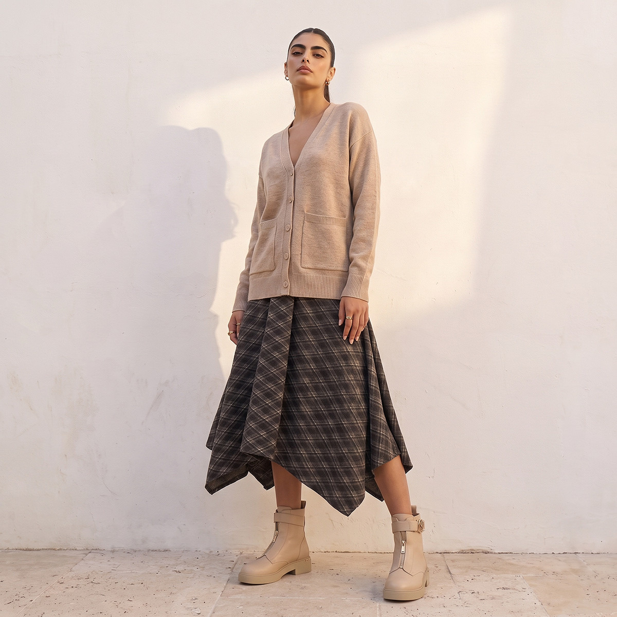 كارديجان فضفاض بجيوب من سبلاش يوث-women-clothing-plussize-cardigansandjumpers-cardigans-image-4