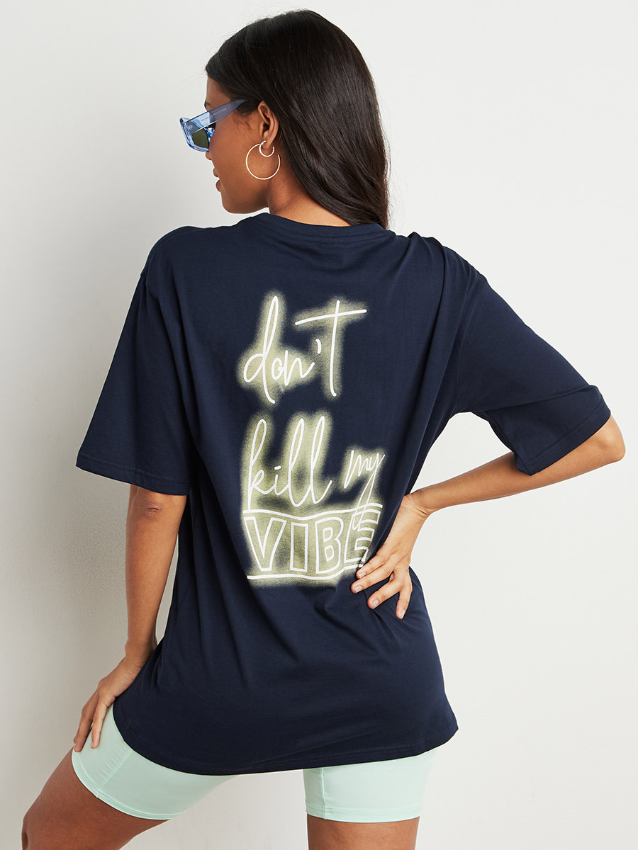 تيشيرت مطبوع بقصة واسعة من ستايلي-women-clothing-tshirts-image-1