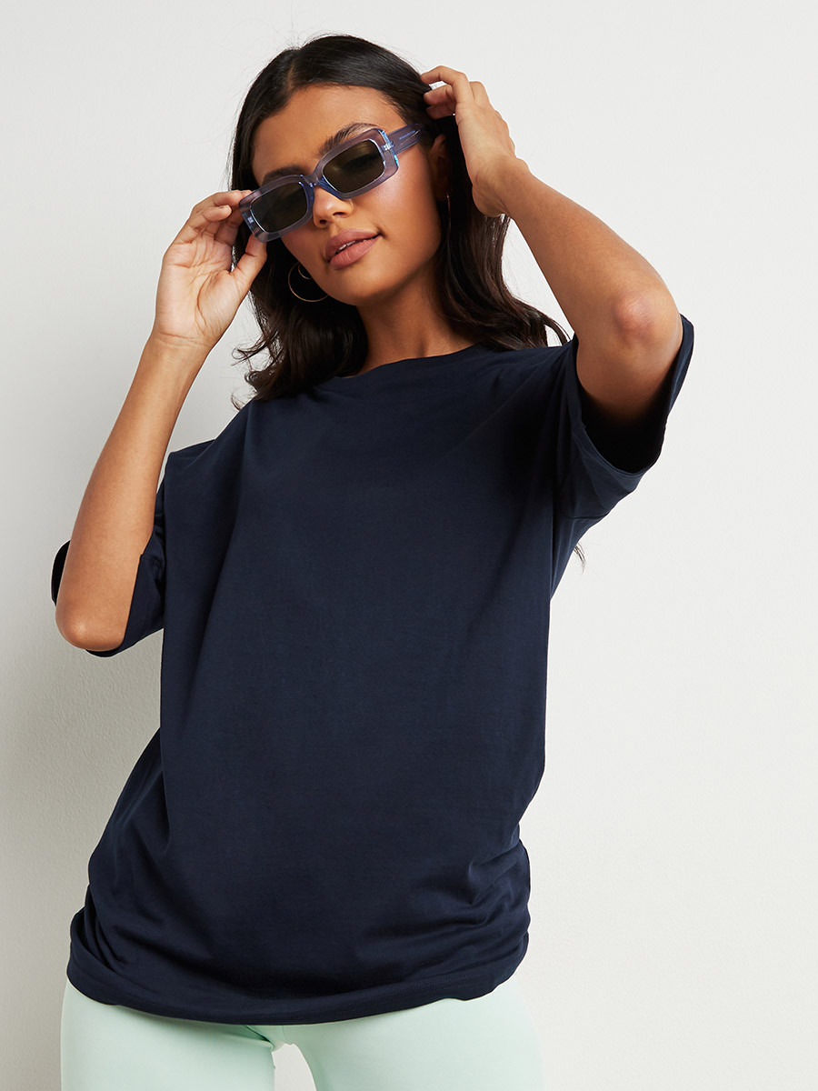 تيشيرت مطبوع بقصة واسعة من ستايلي-women-clothing-tshirts-image-4