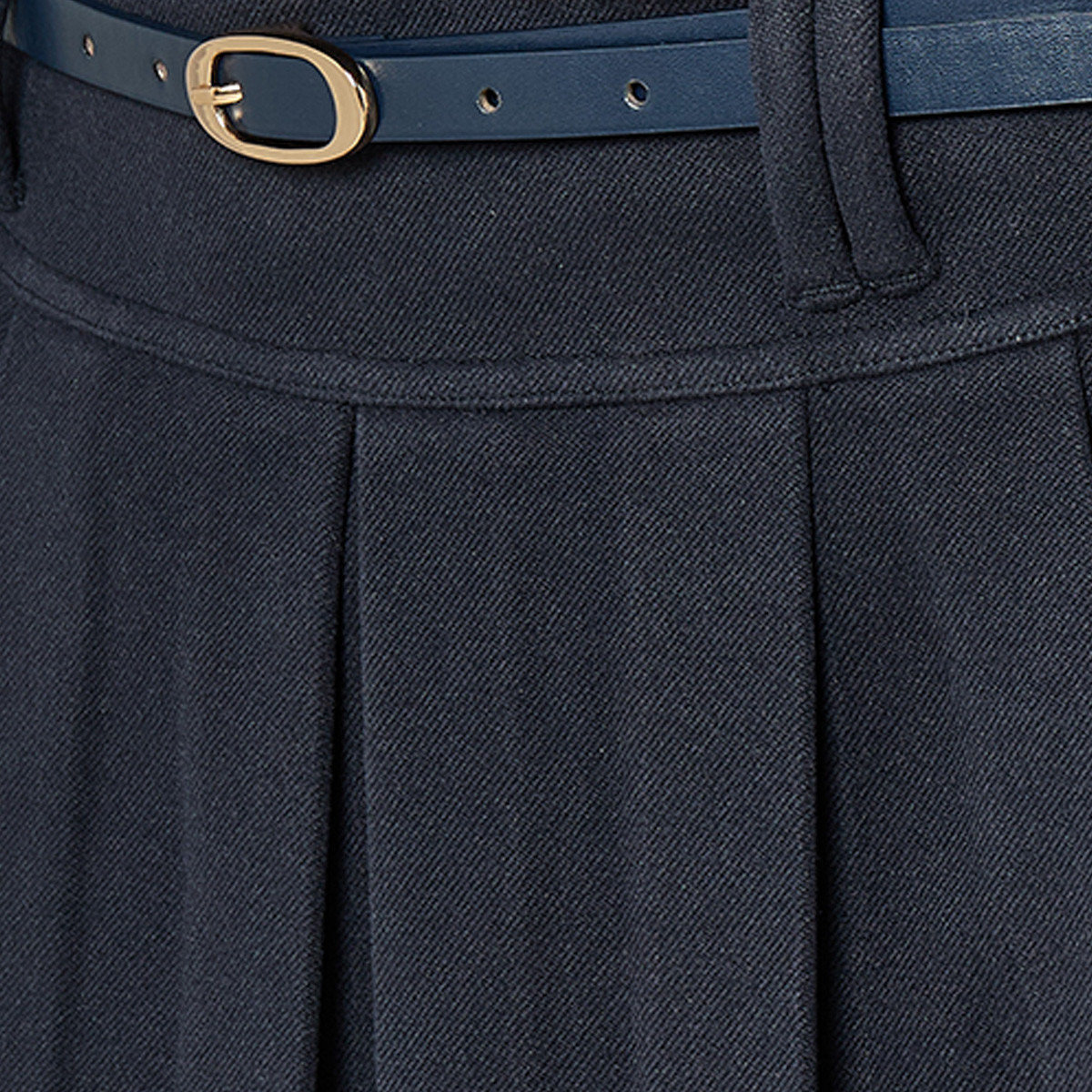 Splash Youth Pleated Skater Skirt with Belt-women-clothing-skirts-image-6