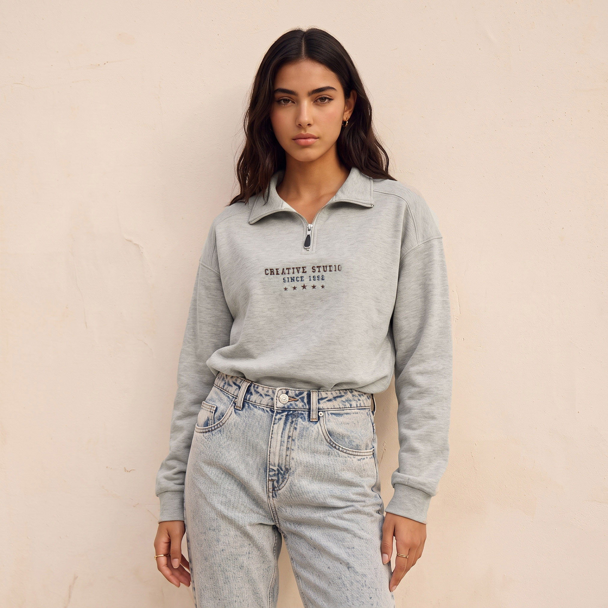 Splash Youth Half Zip Sweatshirt-women-clothing-hoodiesandsweatshirts-sweatshirts-image-5