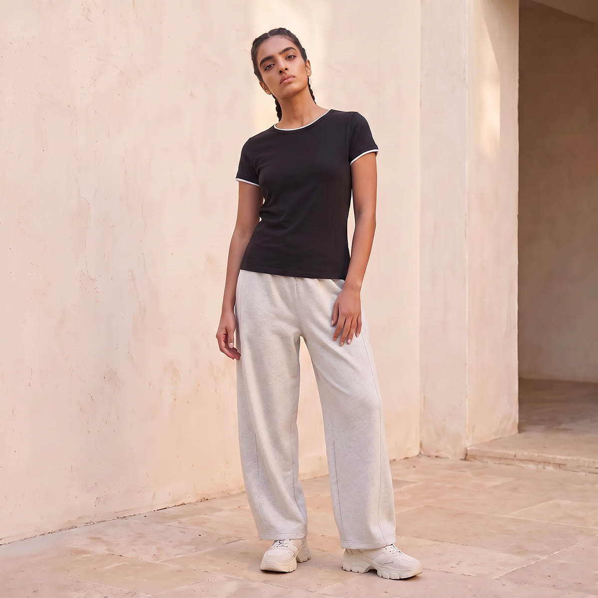 Splash Youth Barrel Fit Track Pants-women-clothing-bottoms-joggers-image-2
