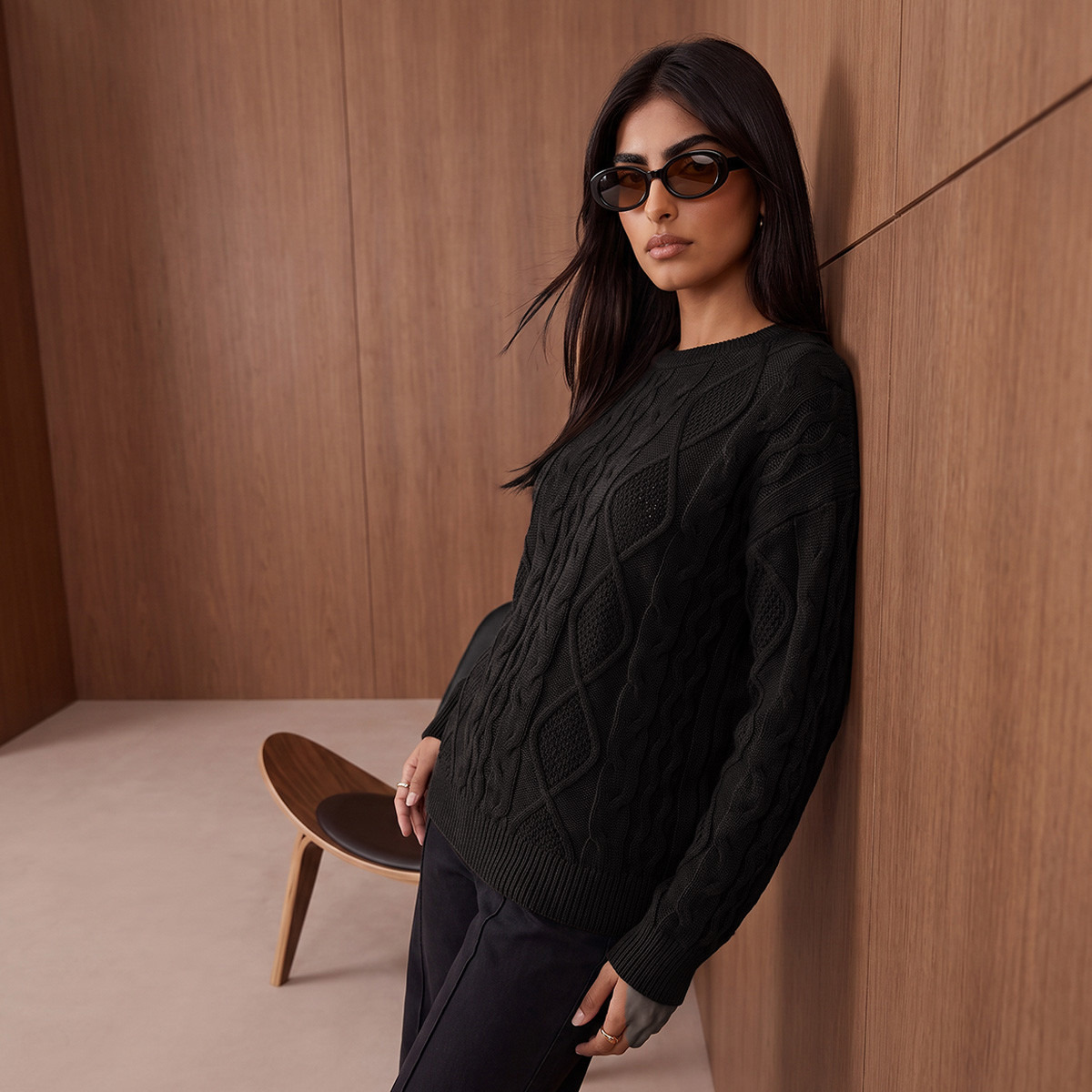 Splash Youth Cable Knit Sweater-women-winterwear-cardigansandjumpers-jumpers-image-1