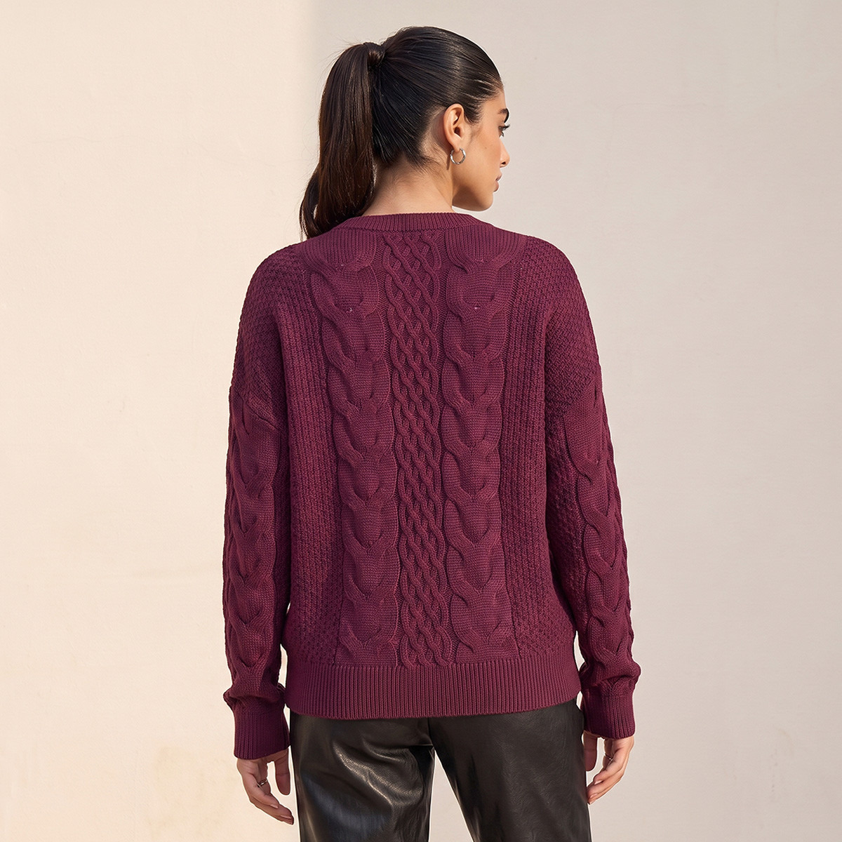Splash Youth Cable Knit Sweater-women-winterwear-cardigansandjumpers-jumpers-image-5