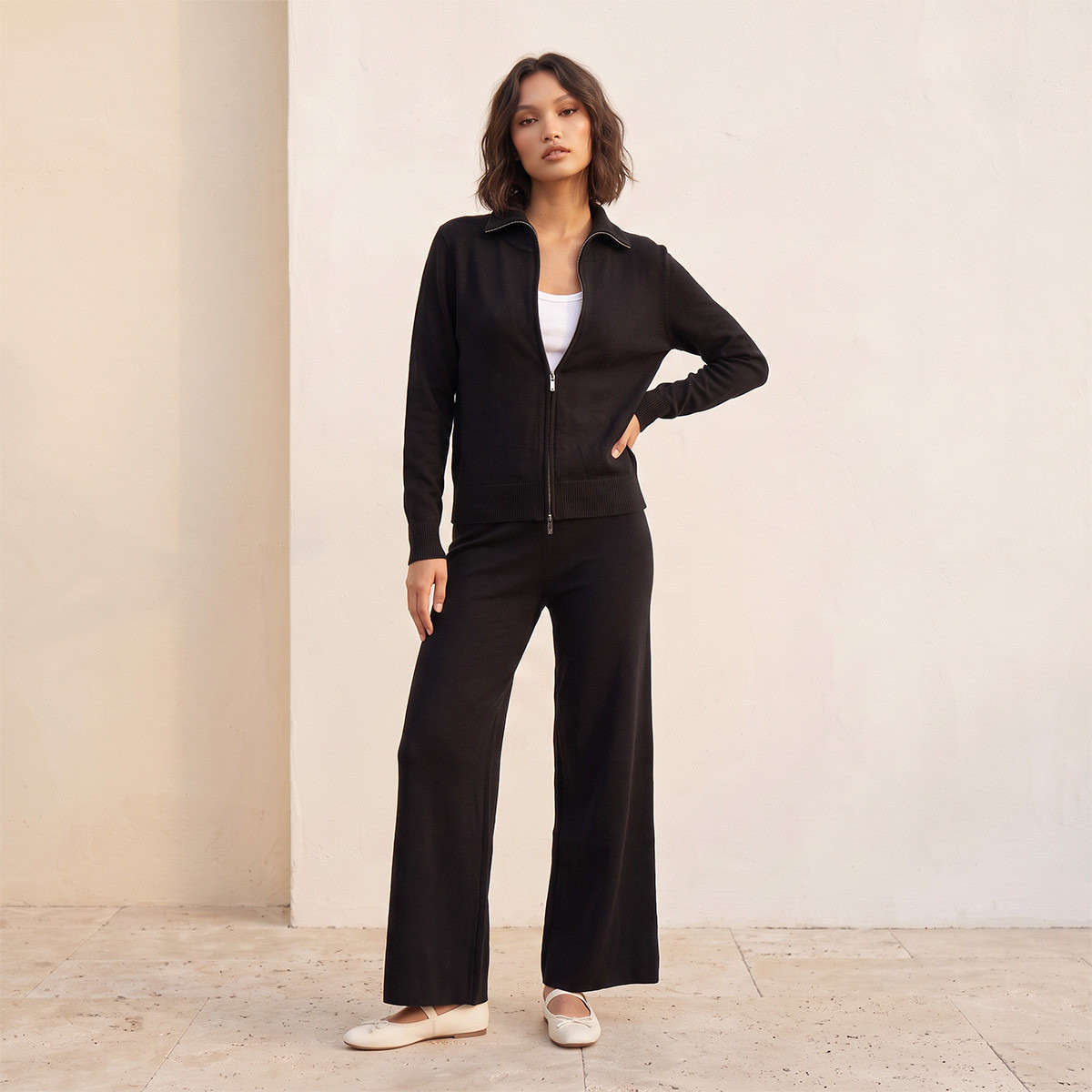 Splash Youth Textured Collared Cardigan-women-winterwear-cardigansandjumpers-cardigans-image-5