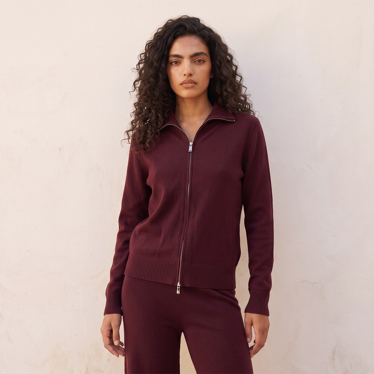 Splash Youth Textured Collared Cardigan-women-winterwear-cardigansandjumpers-cardigans-image-1