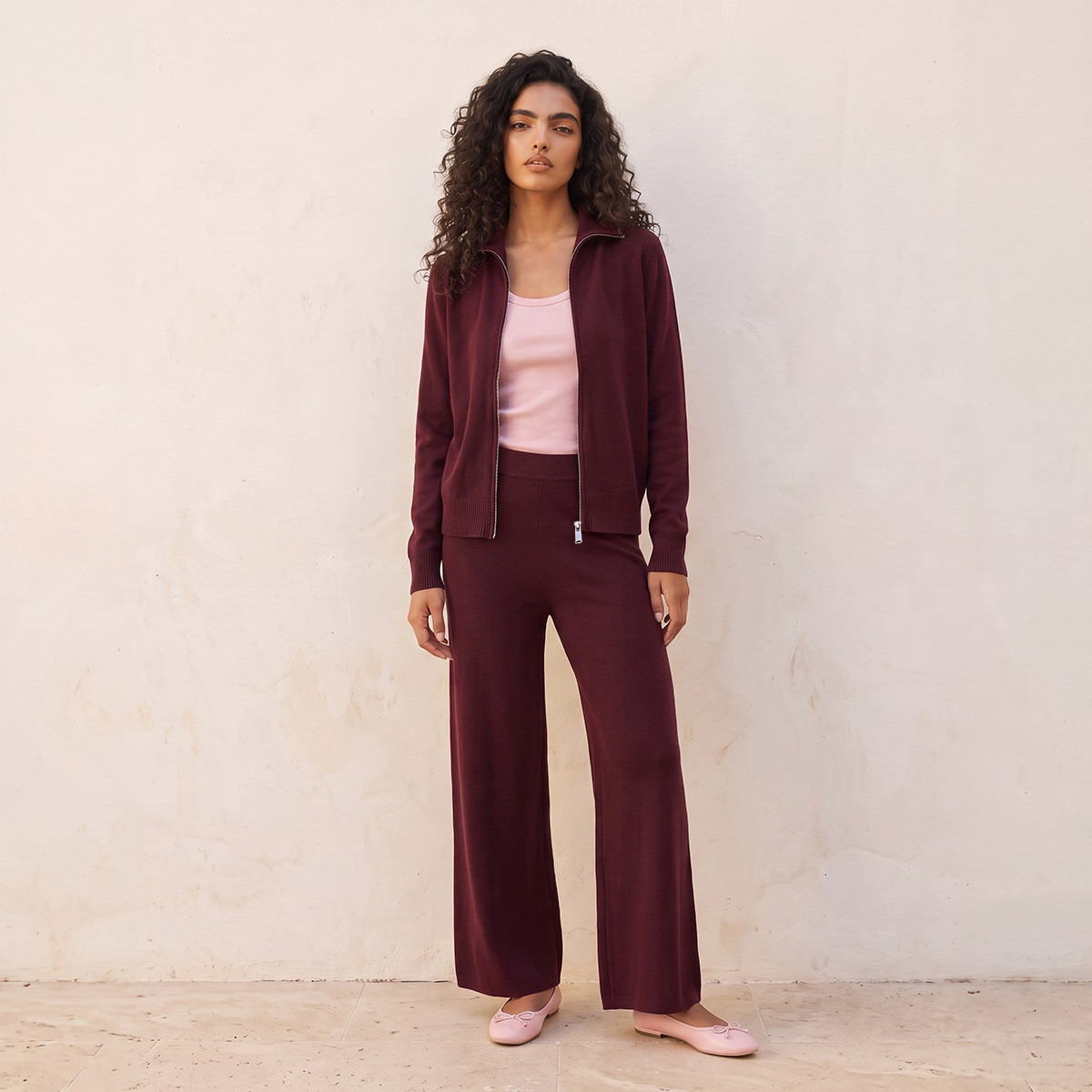 Splash Youth Textured Collared Cardigan-women-winterwear-cardigansandjumpers-cardigans-image-3