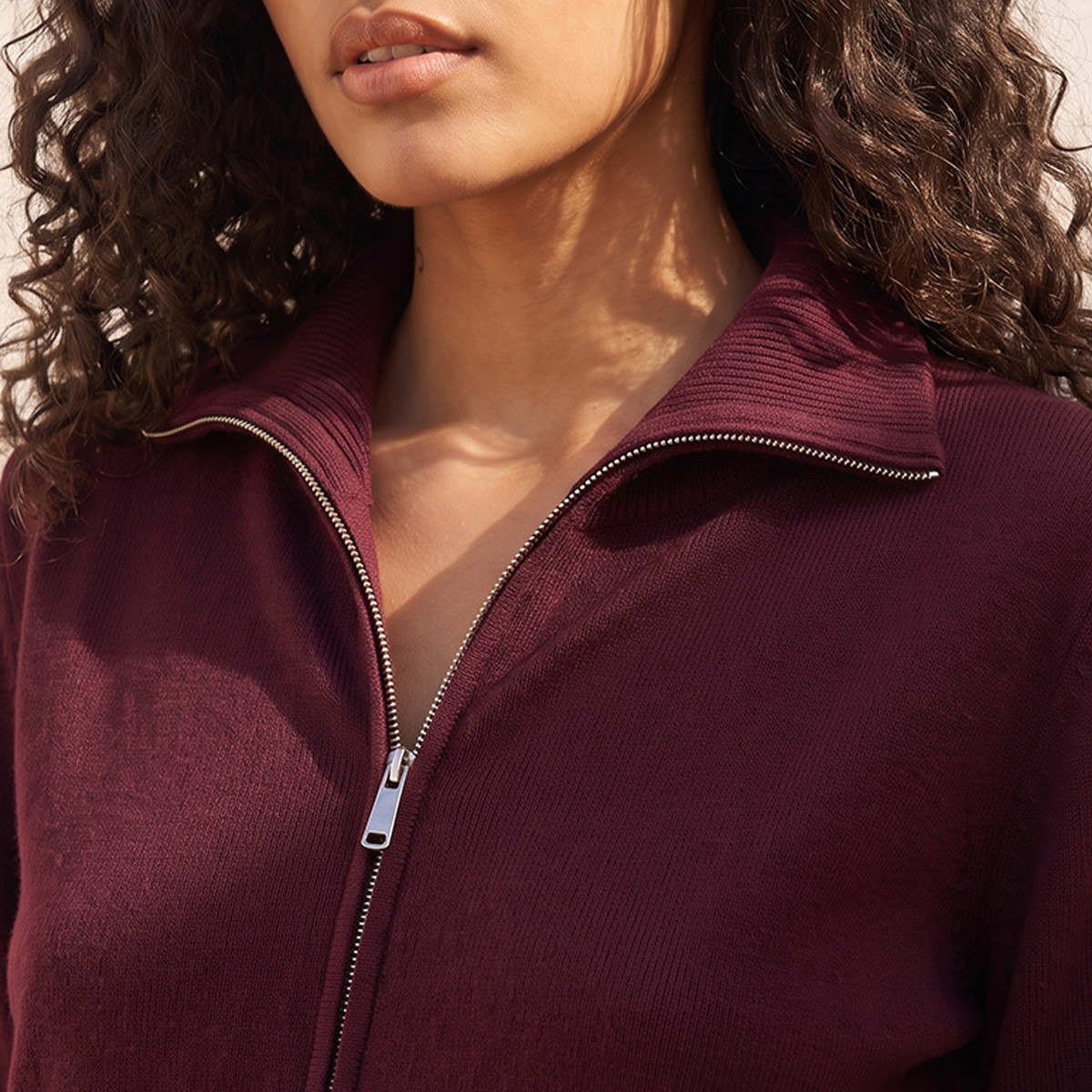 Splash Youth Textured Collared Cardigan-women-winterwear-cardigansandjumpers-cardigans-image-7