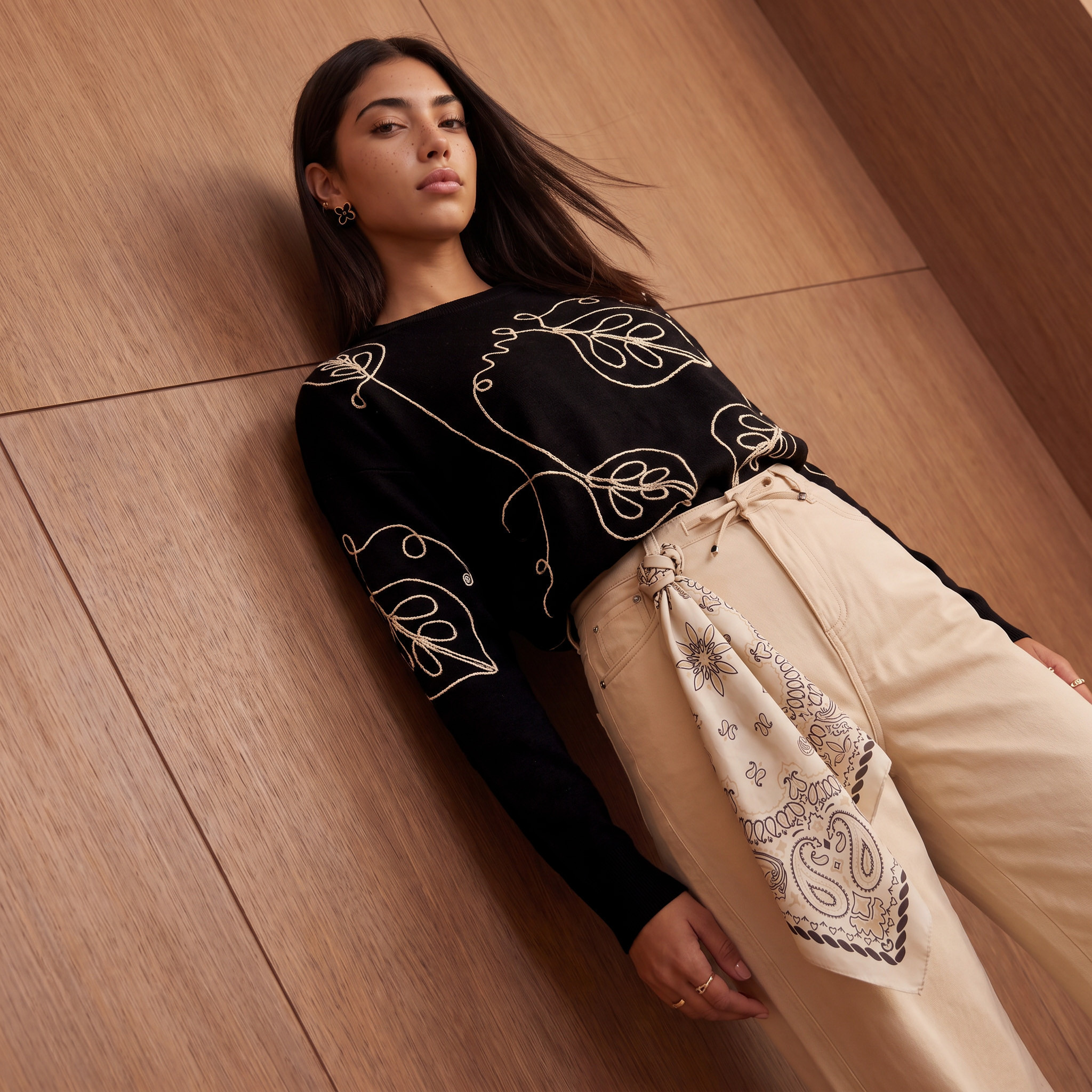 Splash Youth Embroidered Sweater-women-plussize-tops-cardigansandsweaters-image-1