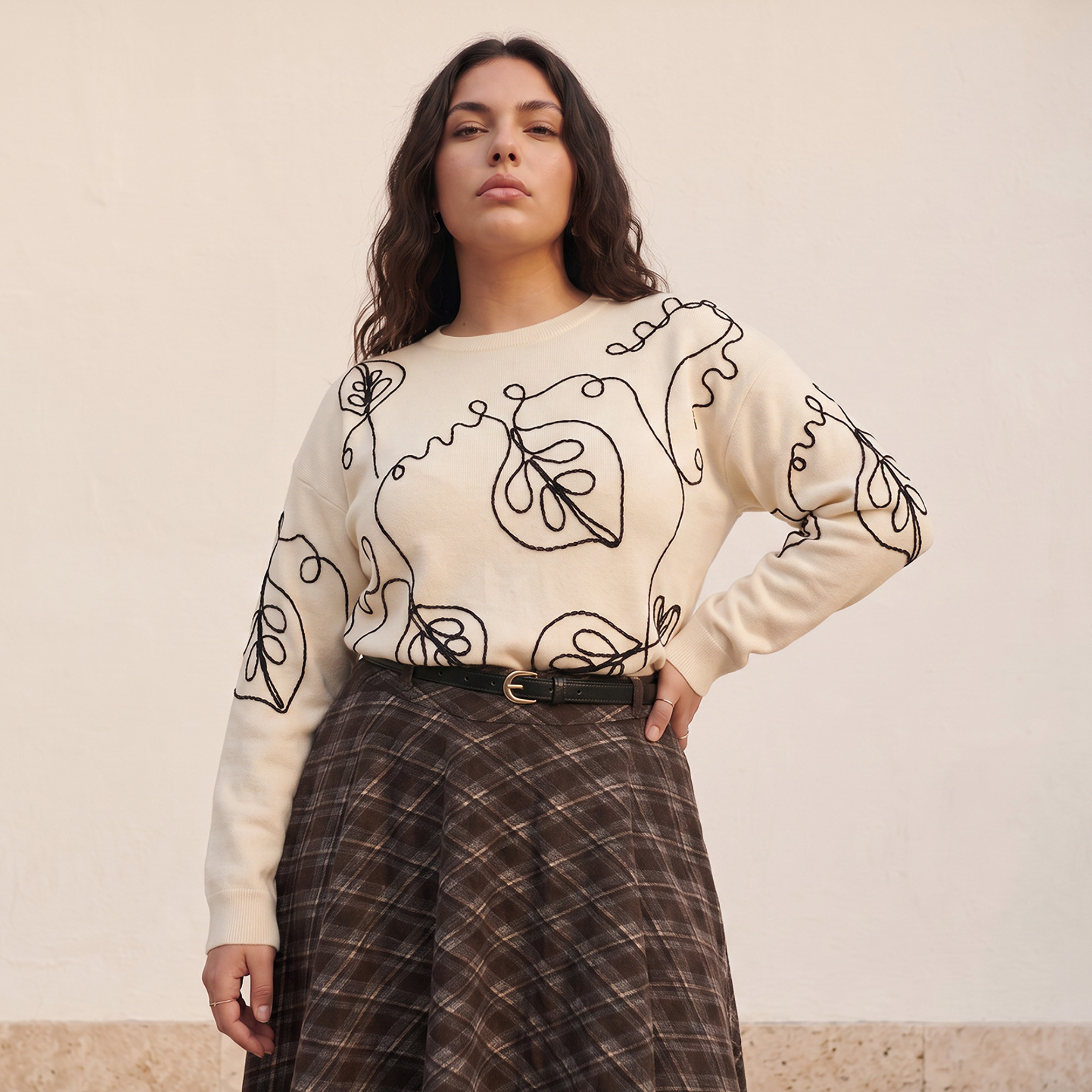 Splash Youth Embroidered Sweater-women-plussize-tops-cardigansandsweaters-image-3