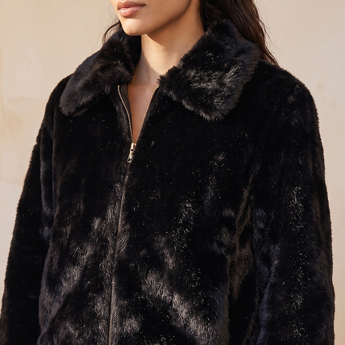 جاكيت فرو صناعي بسحاب إغلاق من سبلاش يوث-women-winterwear-coatsandjackets-jackets-image-7
