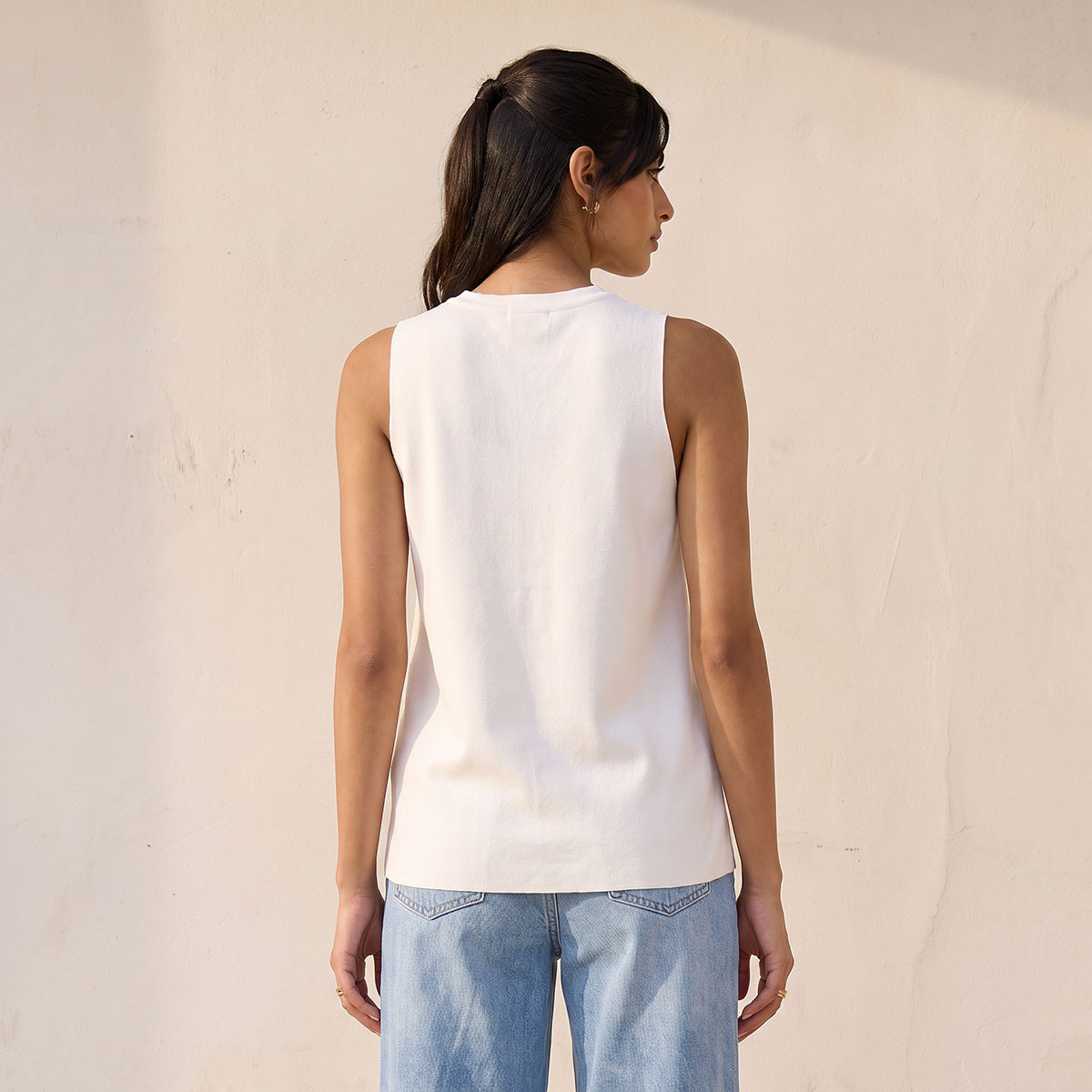بلوزة بياقة ضيقة بارزة الملمس من سبلاش يوث-women-clothing-shirtsandblouses-blouses-image-4