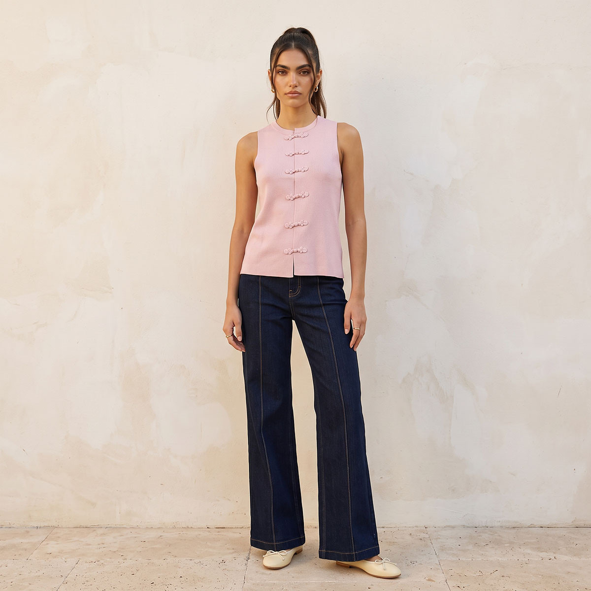 بلوزة بياقة ضيقة بارزة الملمس من سبلاش يوث-women-clothing-shirtsandblouses-blouses-image-3