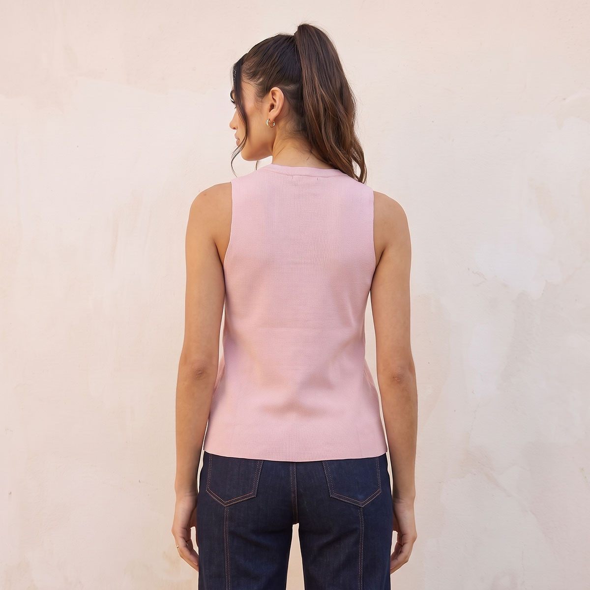 بلوزة بياقة ضيقة بارزة الملمس من سبلاش يوث-women-clothing-shirtsandblouses-blouses-image-4