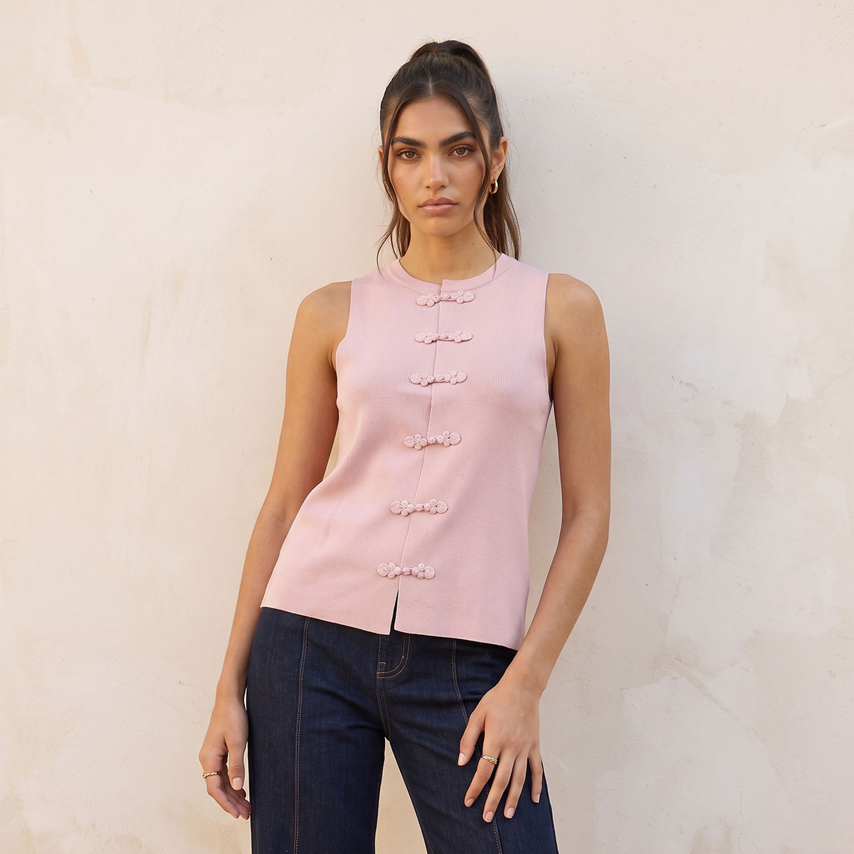 بلوزة بياقة ضيقة بارزة الملمس من سبلاش يوث-women-clothing-shirtsandblouses-blouses-image-7