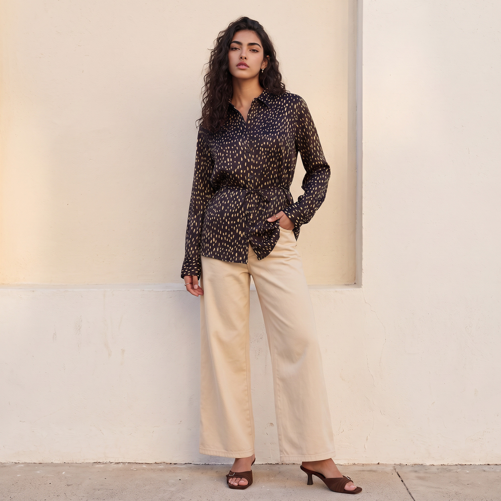 Splash Youth Printed Shirt with Tie-Up-women-clothing-shirtsandblouses-shirts-image-3