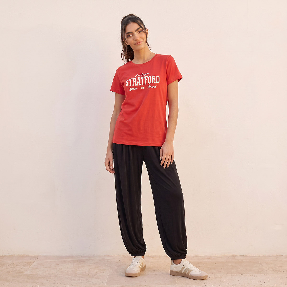 Splash Youth Relaxed Fit Elasticated Waist Pleated Pants-women-clothing-trousers-image-6
