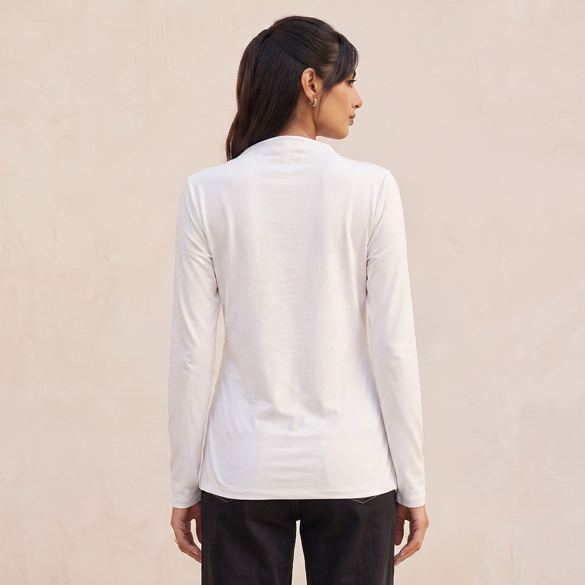 Splash Youth Slim Fit Top with Ruched Accent-women-clothing-shirtsandblouses-blouses-image-4