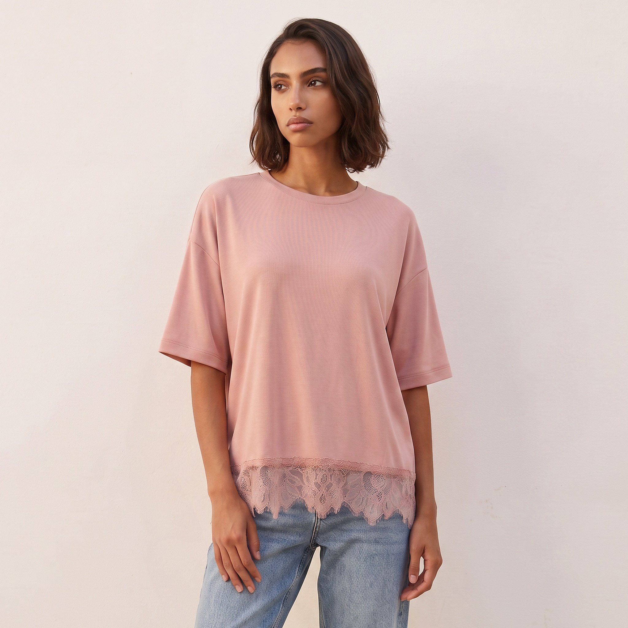 Splash Youth Lace Trim T-shirt-women-clothing-tshirts-image-4