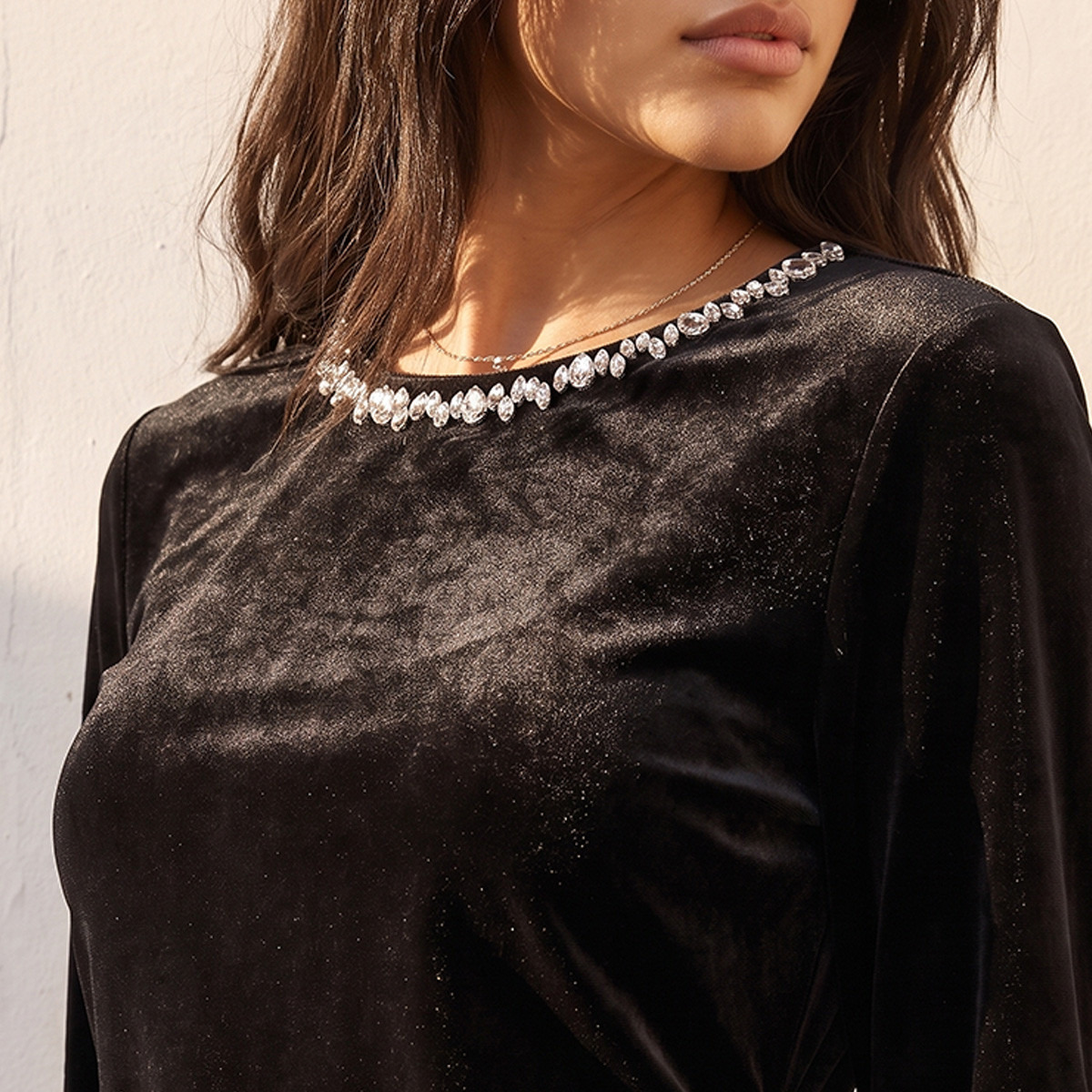 Splash Youth Velour Top with Embellishment-women-clothing-tshirts-image-4