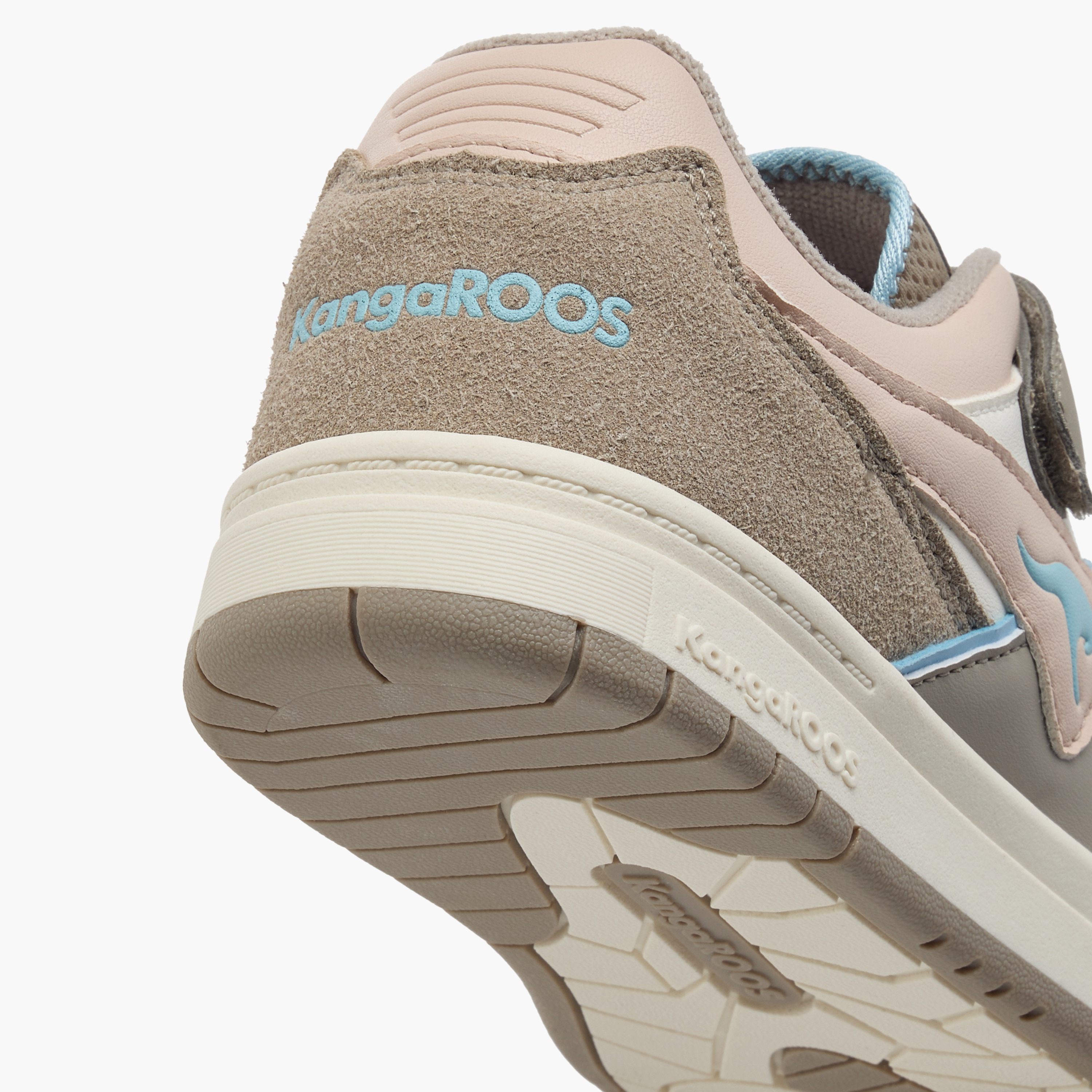 KangaROOS Girls' Panelled Sneakers with Hook and Loop Closure-girls-shoes-sneakers-image-5