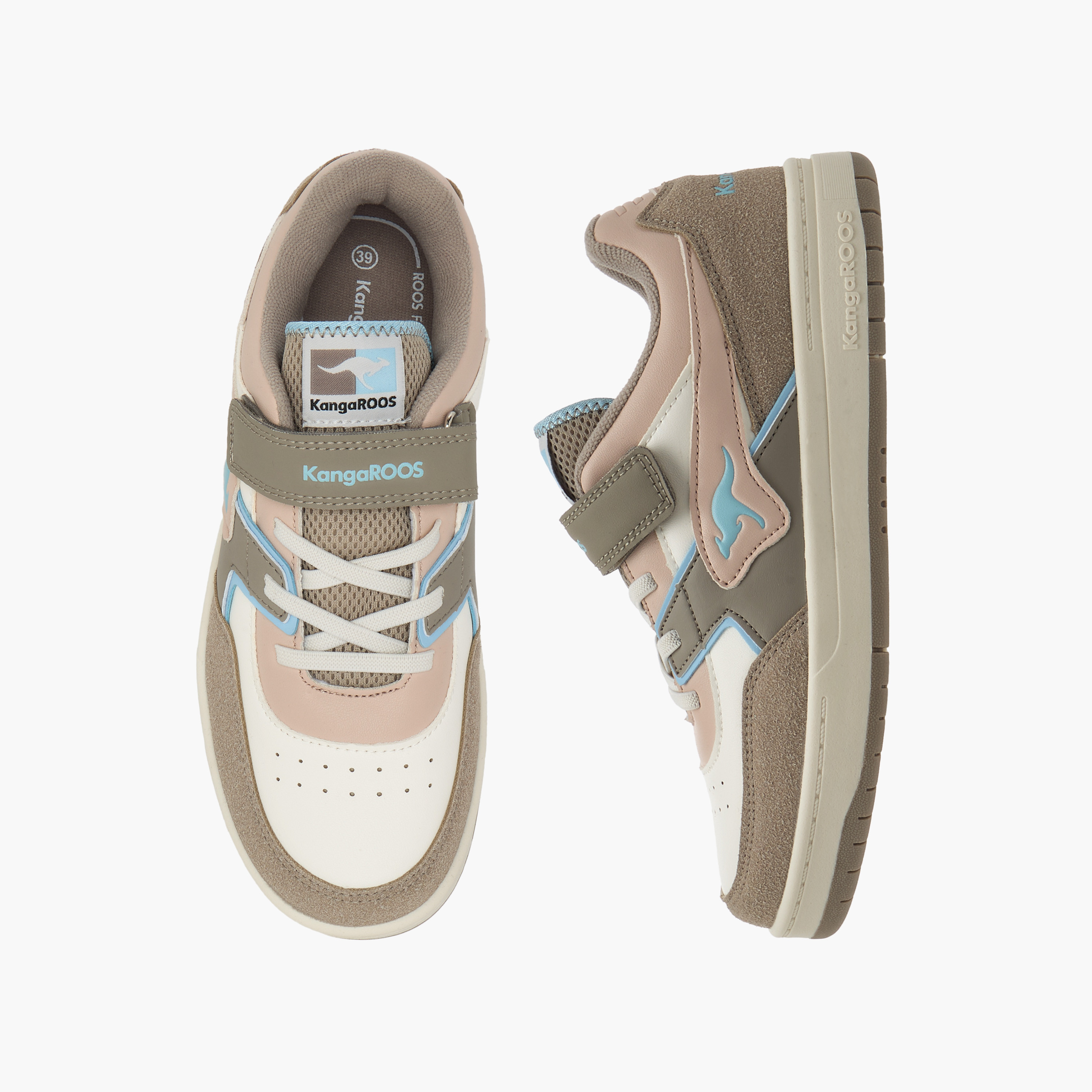 حذاء سنيكرز بألواح وشريط إغلاق للنساء من كانجاروس-women-shoes-sneakers-image-1