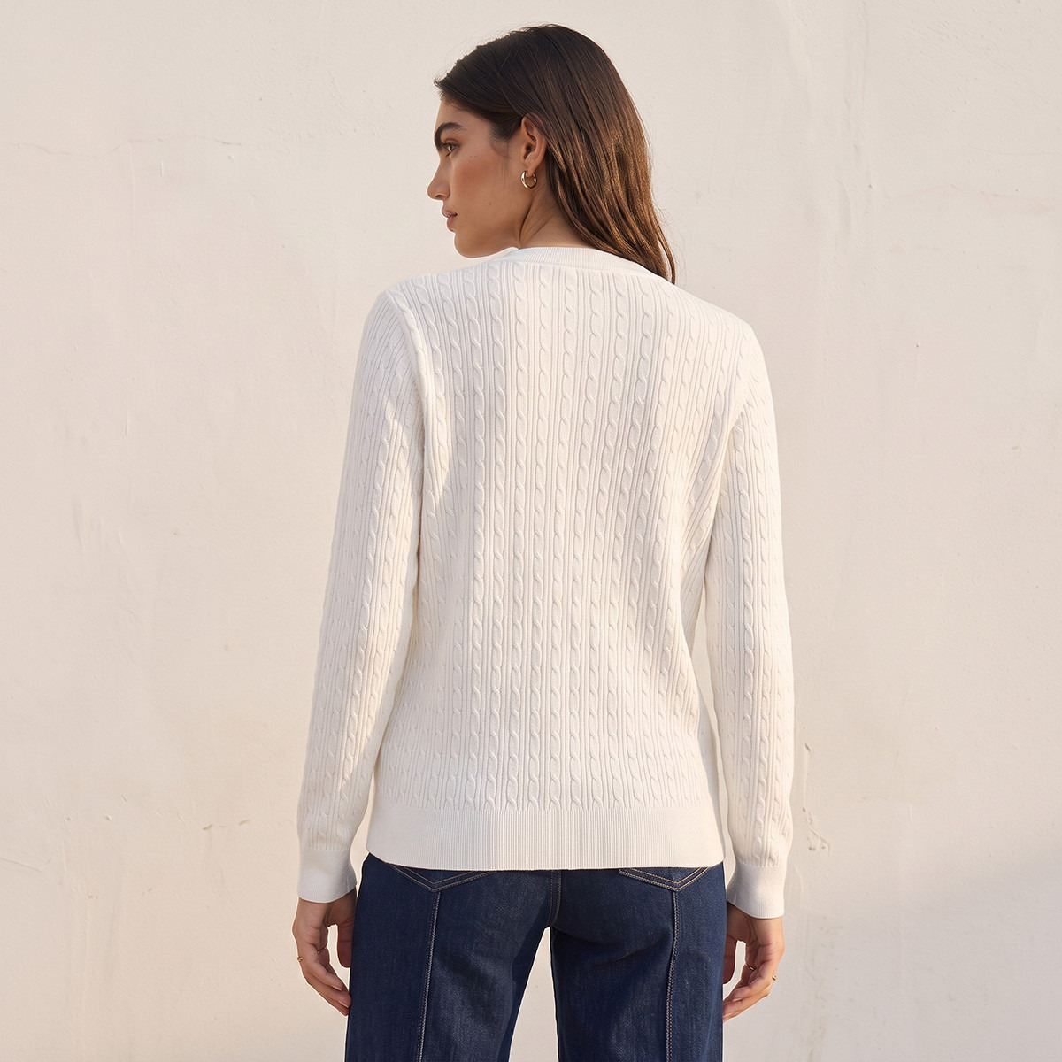 Splash Youth Textured Cardigan with Button Closure-women-winterwear-cardigansandjumpers-cardigans-image-4