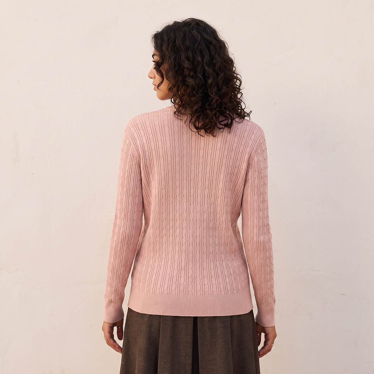 Splash Youth Textured Cardigan with Button Closure-women-winterwear-cardigansandjumpers-cardigans-image-4