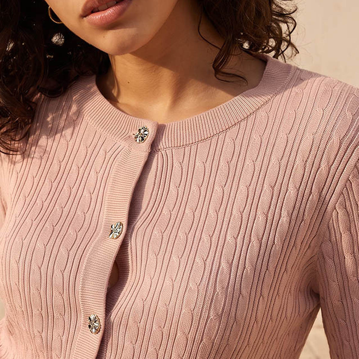 Splash Youth Textured Cardigan with Button Closure-women-winterwear-cardigansandjumpers-cardigans-image-5