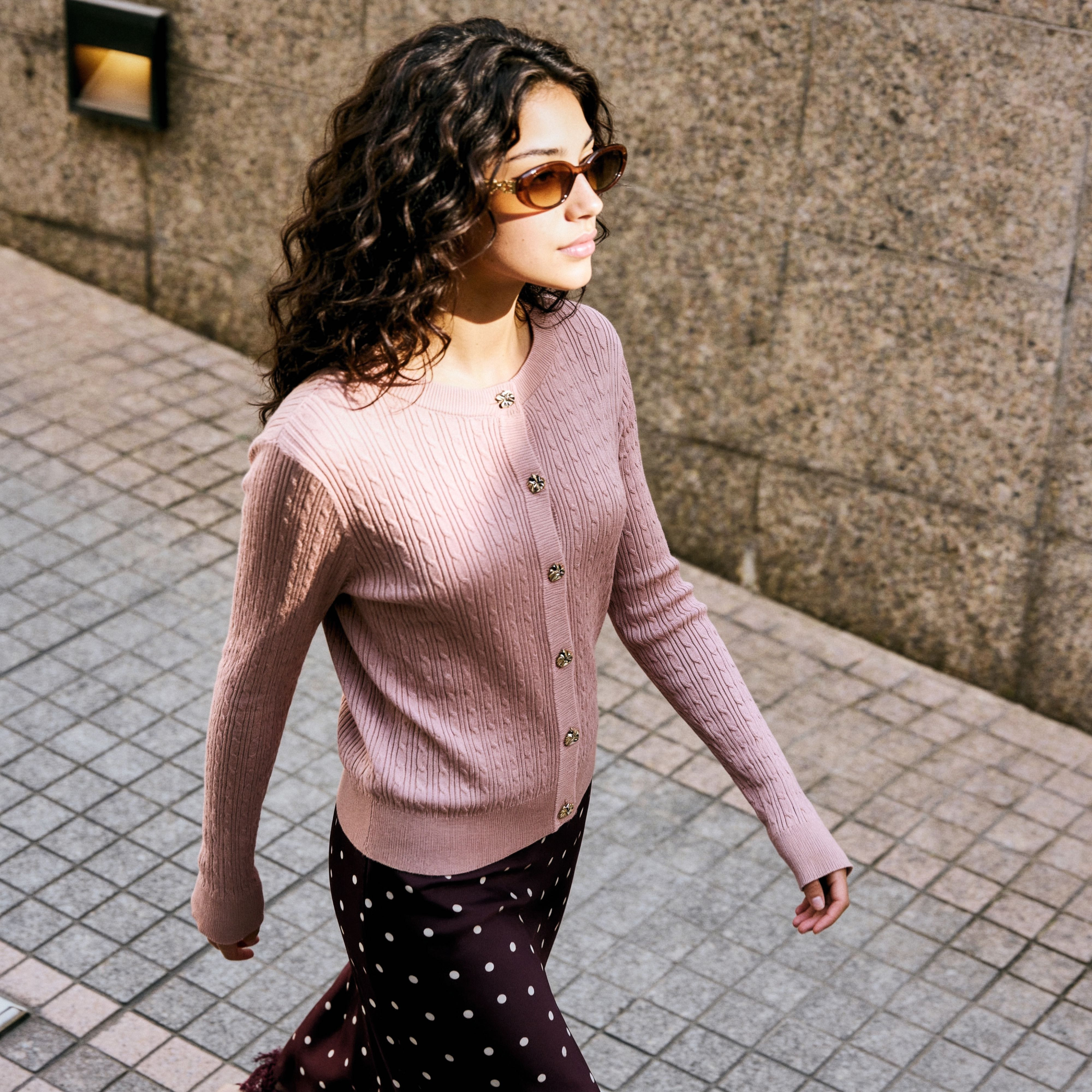 Splash Youth Textured Cardigan with Button Closure-women-winterwear-cardigansandjumpers-cardigans-image-1