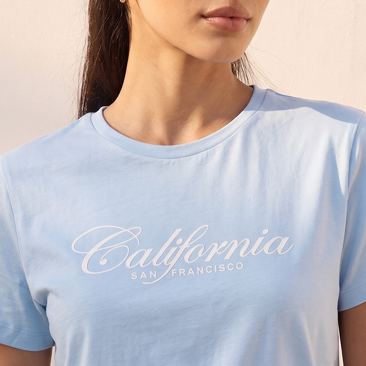 تيشيرت قطن بطبعات كتابية من سبلاش يوث-women-clothing-tshirts-image-5