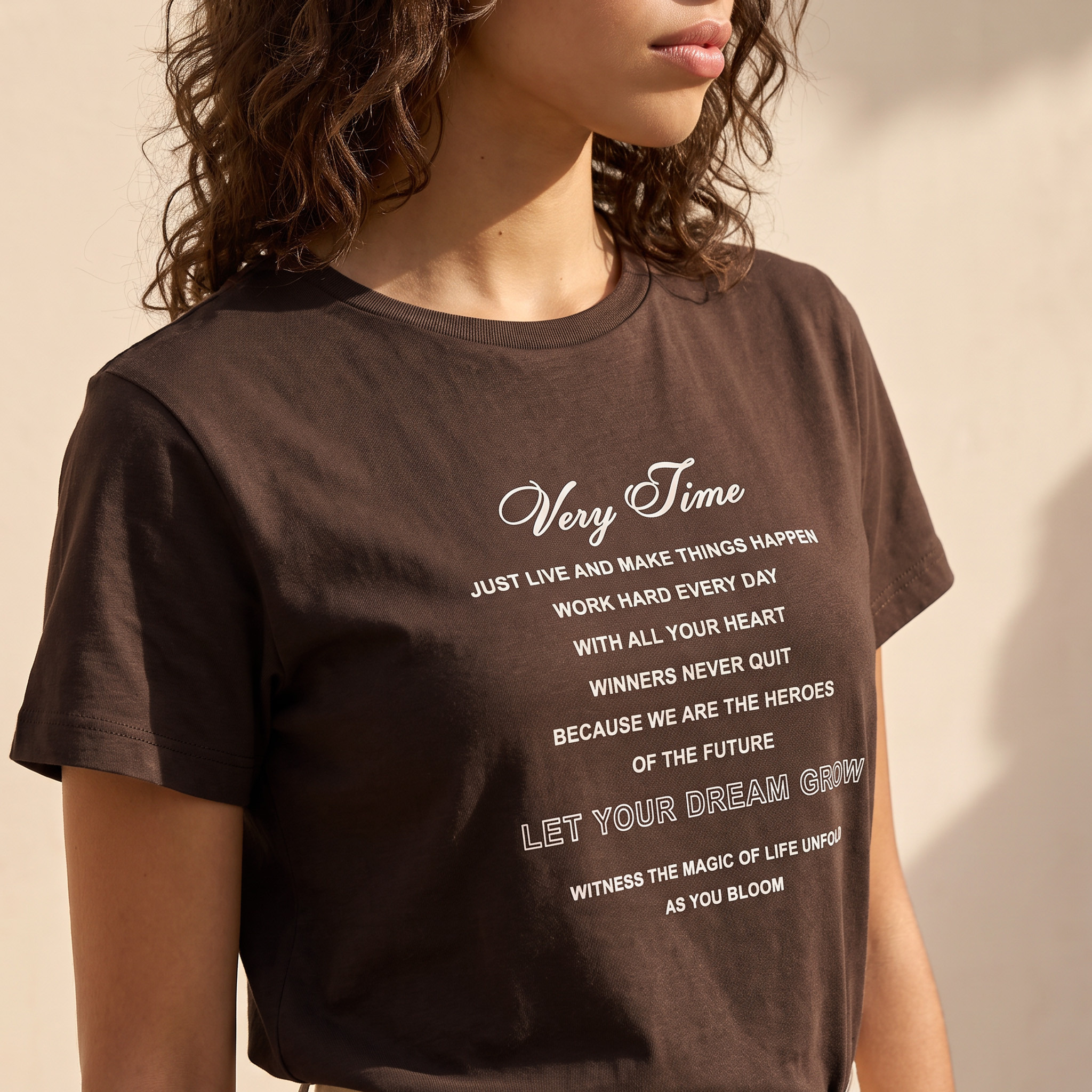 Splash Youth Cotton Slogan Print T-shirt-women-clothing-tshirts-image-5