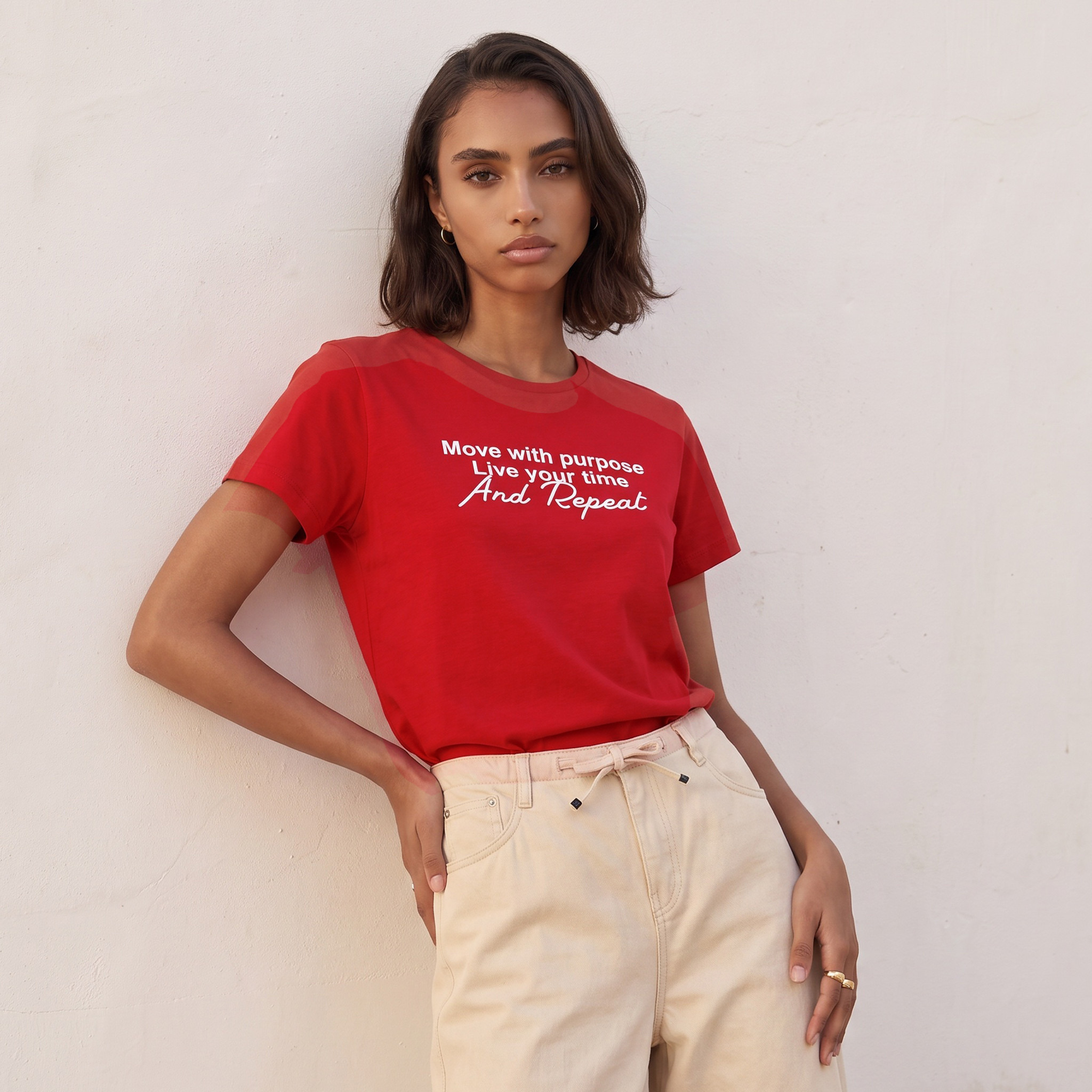تيشيرت قطن بطبعات من سبلاش-women-clothing-tshirts-image-1