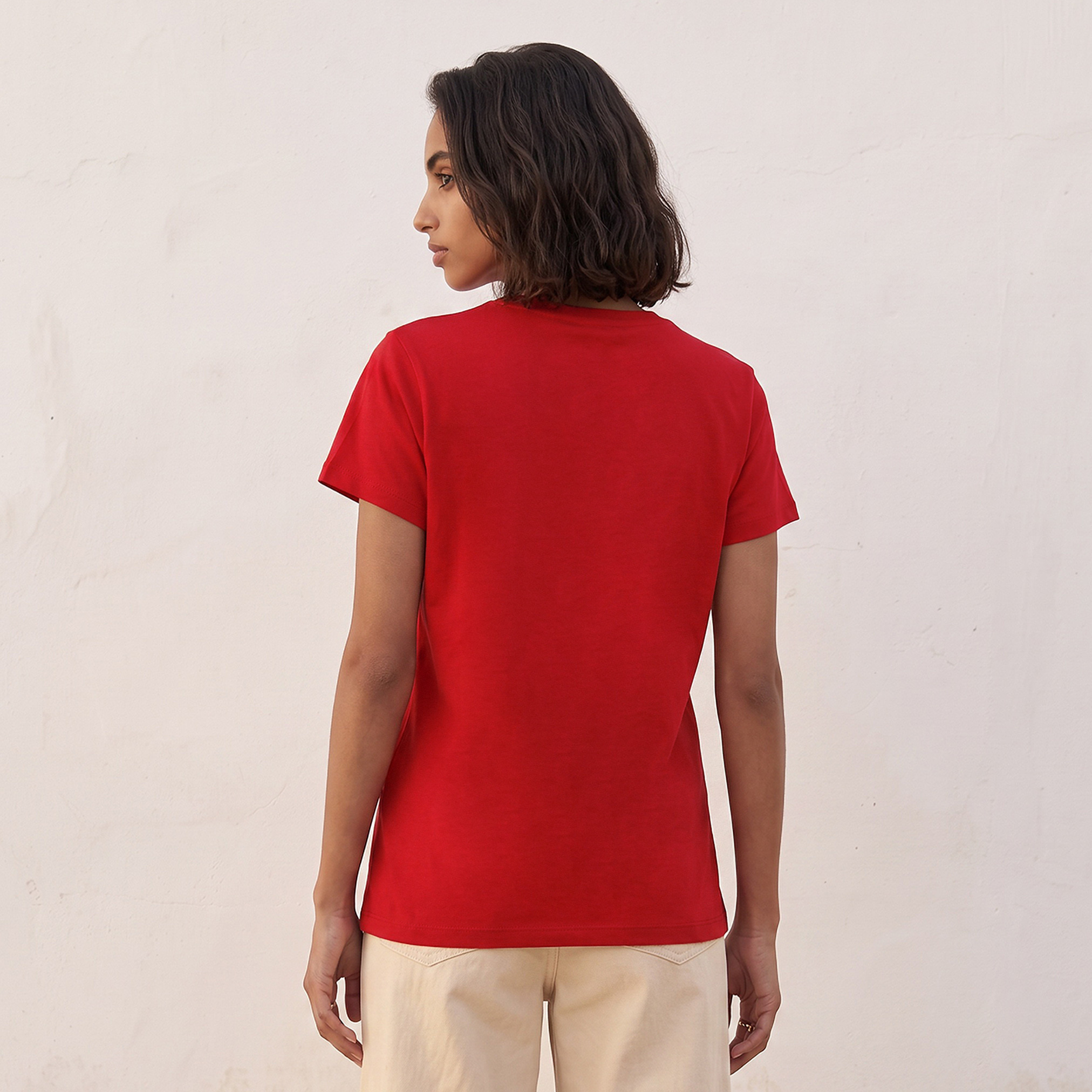 تيشيرت قطن بطبعات من سبلاش-women-clothing-tshirts-image-3