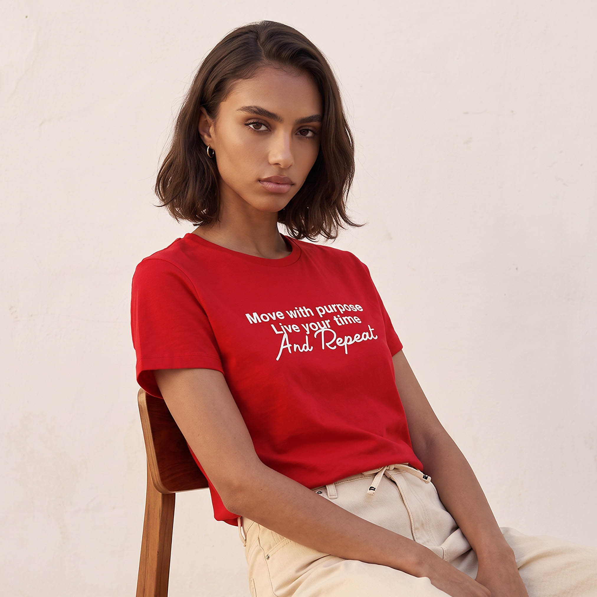 تيشيرت قطن بطبعات من سبلاش-women-clothing-tshirts-image-4