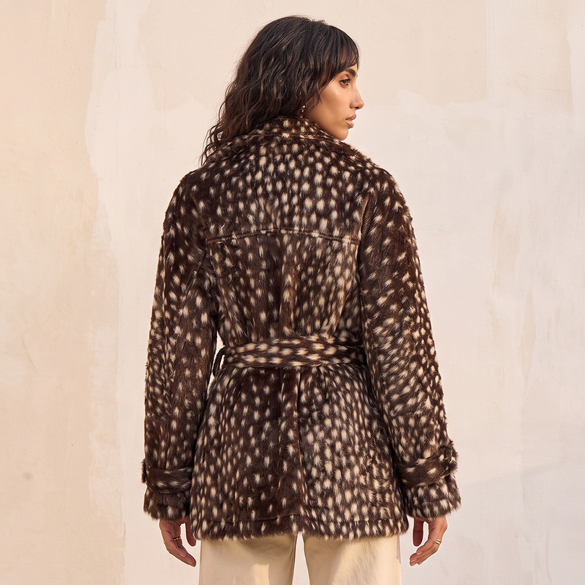 Splash Youth Long Jacket with Tie-Up Belt-women-winterwear-coatsandjackets-jackets-image-4
