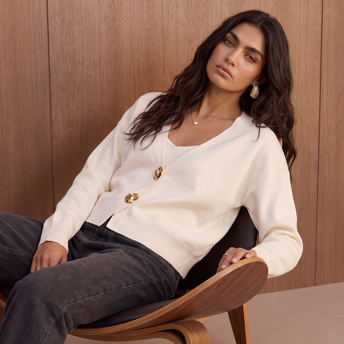 كارديجان بارز الملمس من يوث من سبلاش-women-winterwear-cardigansandjumpers-cardigans-image-1