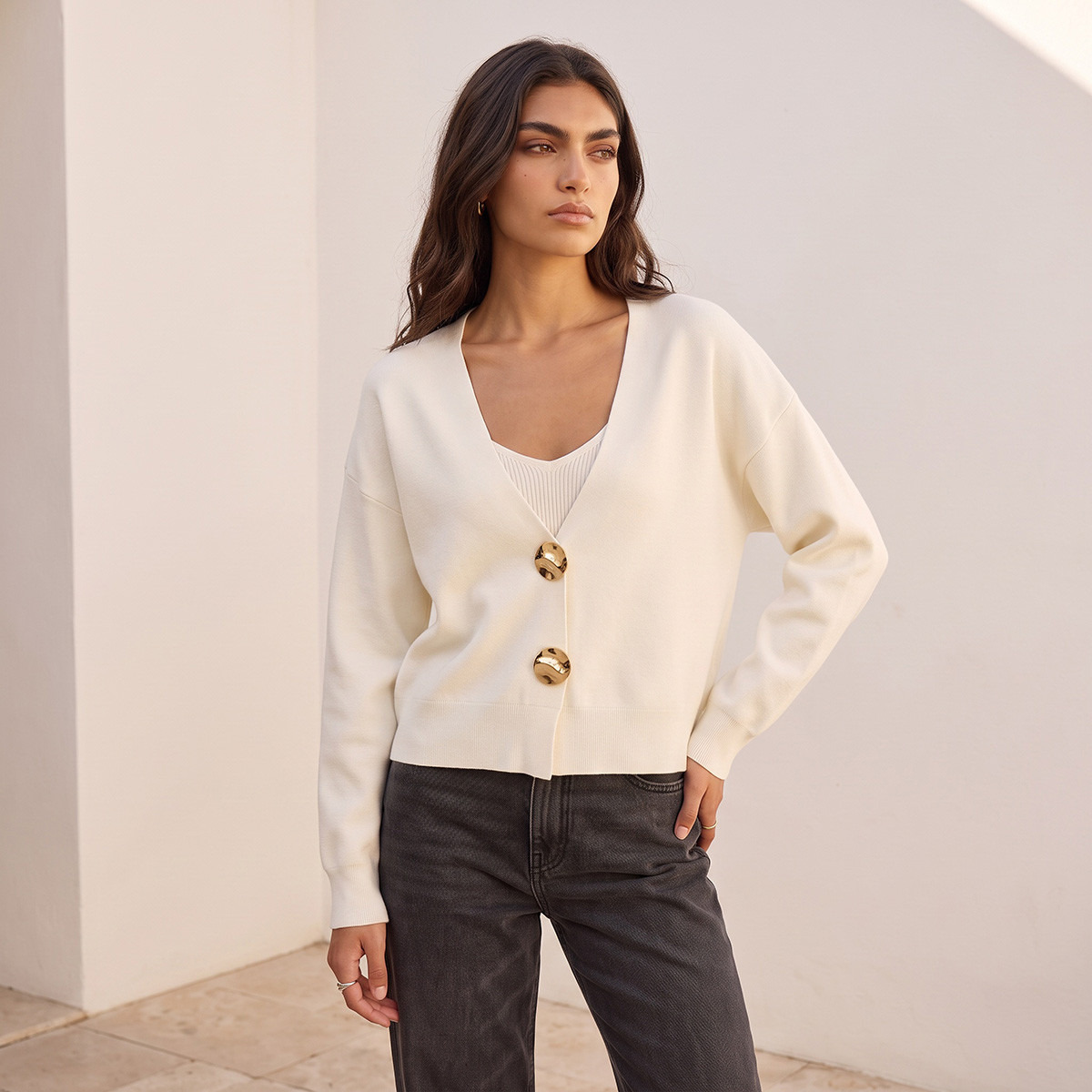 كارديجان بارز الملمس من يوث من سبلاش-women-winterwear-cardigansandjumpers-cardigans-image-5
