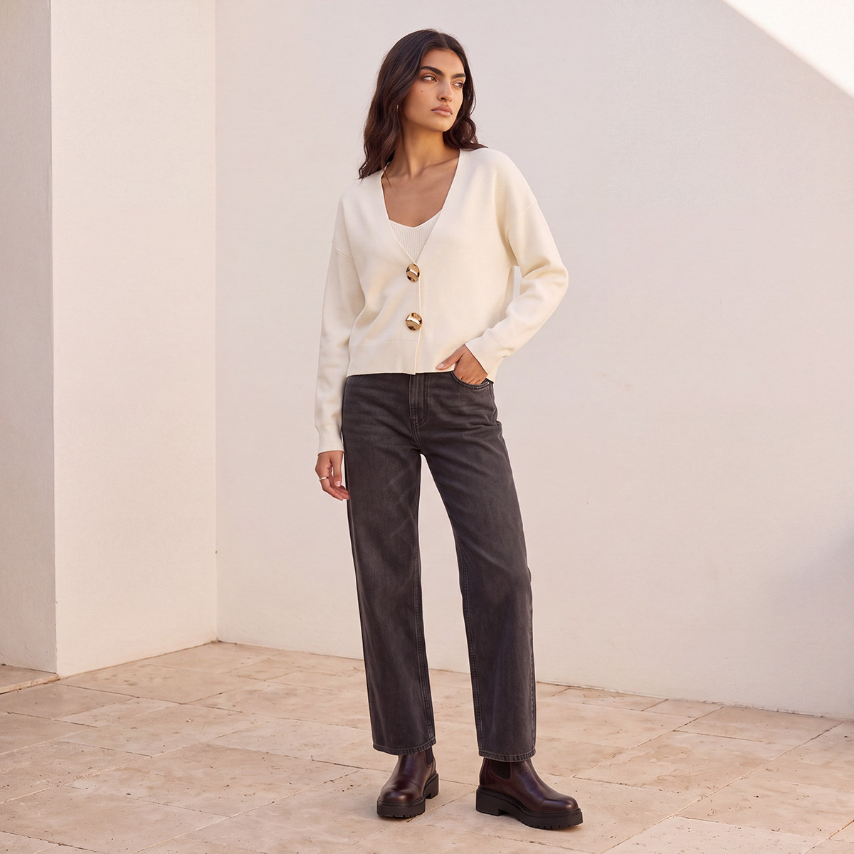 كارديجان بارز الملمس من يوث من سبلاش-women-winterwear-cardigansandjumpers-cardigans-image-6