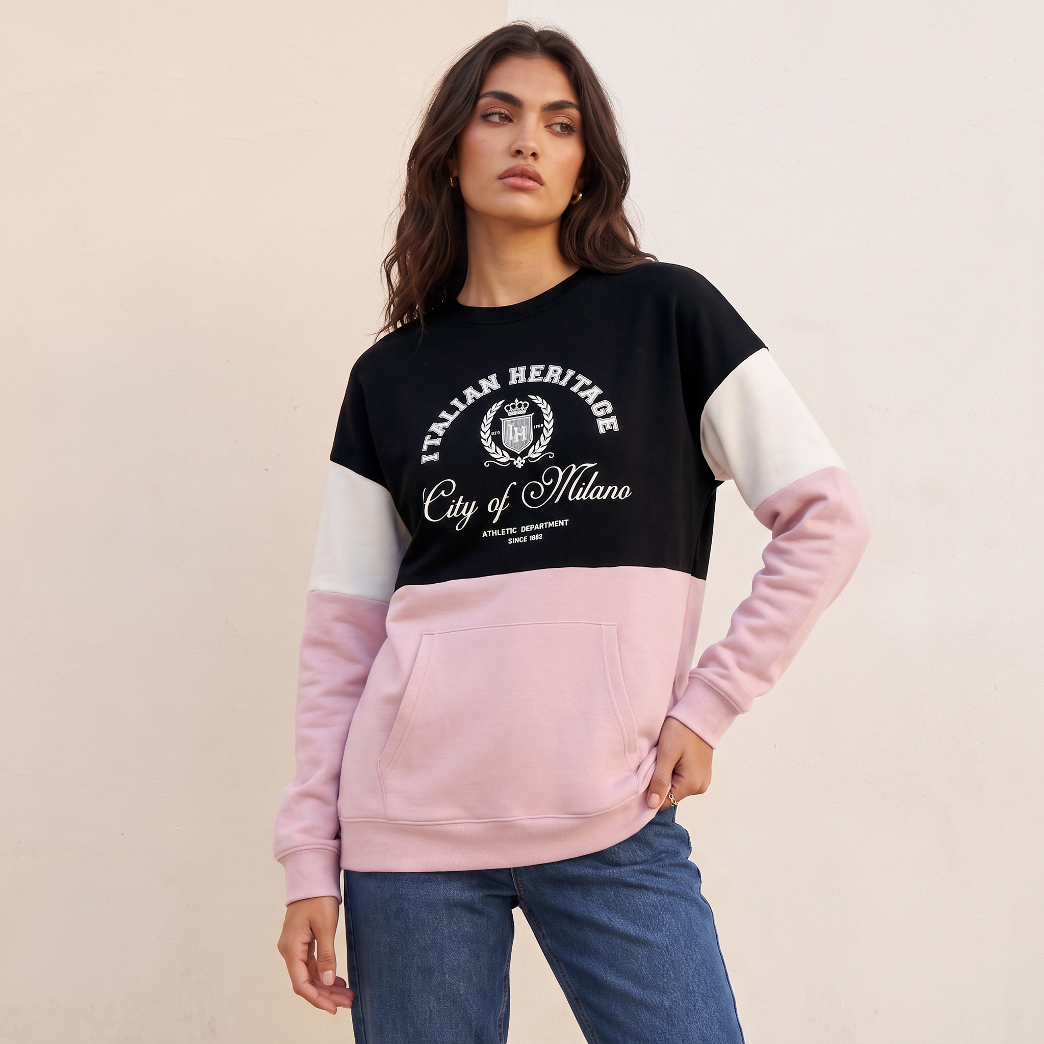 Splash Youth Sweatshirt with Typography Print-women-clothing-hoodiesandsweatshirts-sweatshirts-image-2