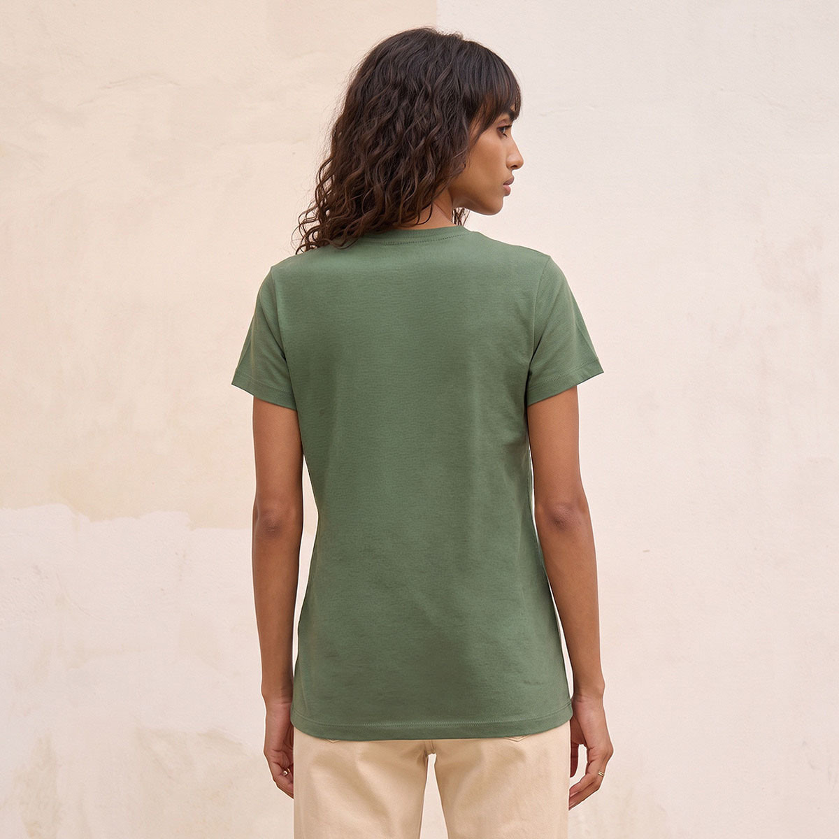 تيشيرت قطن بياقة دائرية من يوث من سبلاش-women-clothing-tshirts-image-3