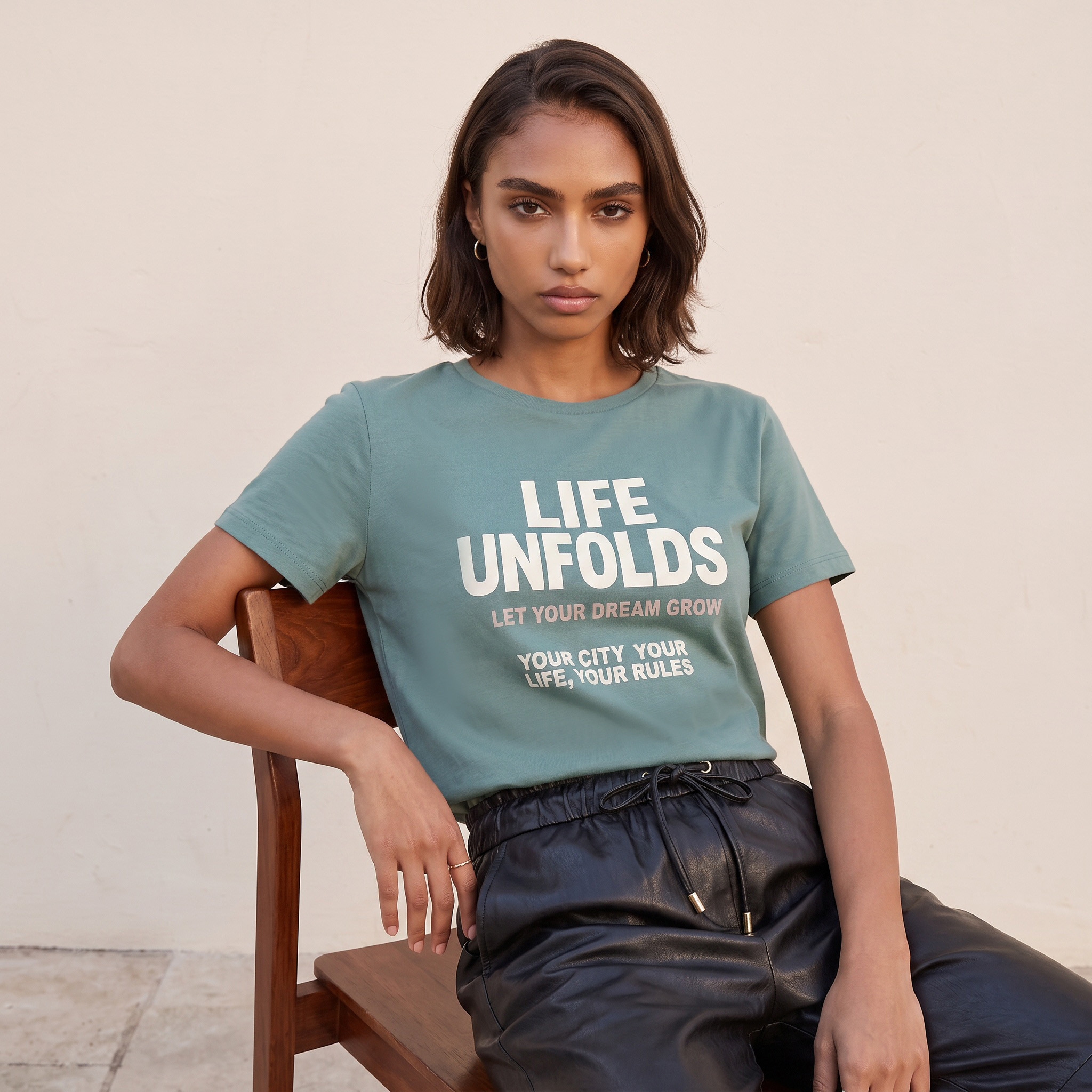 تيشيرت قطن بطبعات من سياش-women-clothing-tshirts-image-1