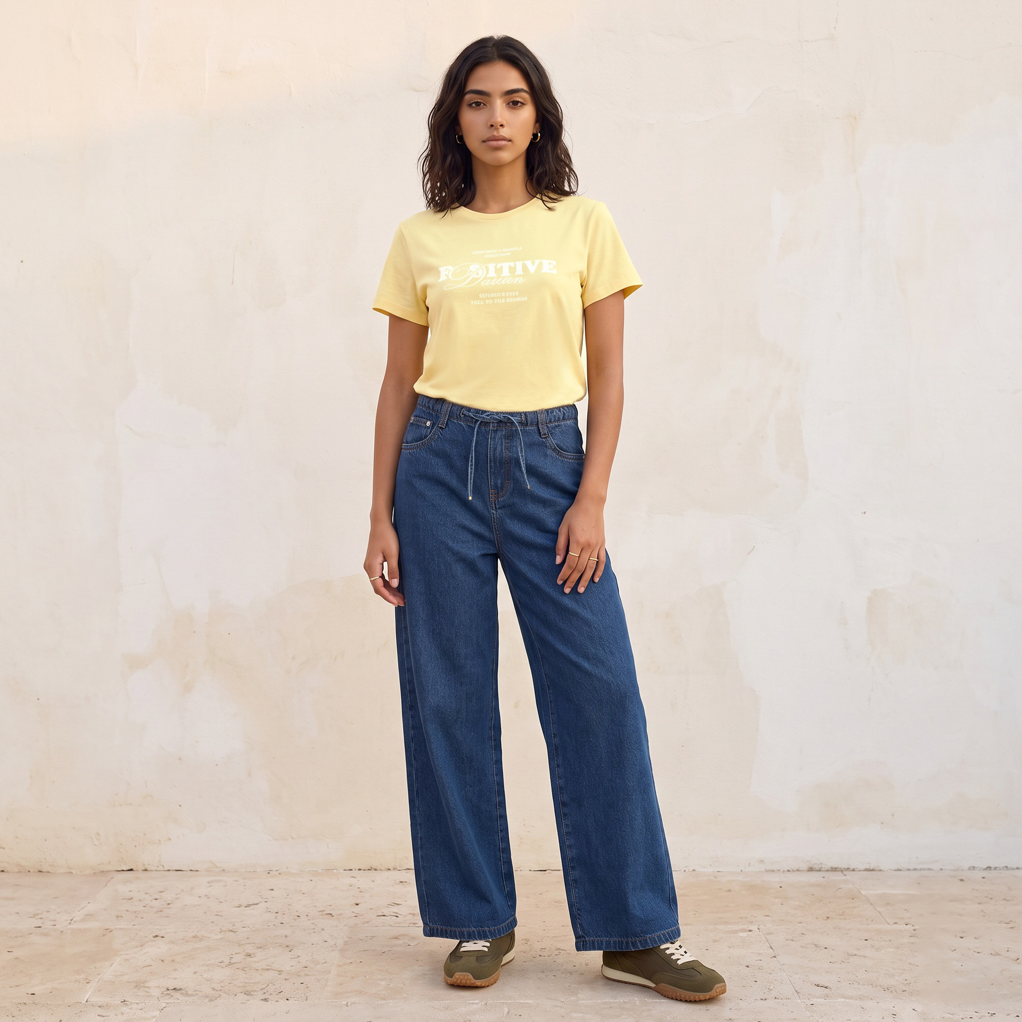 Splash Youth Cotton Slogan Print T-shirt-women-clothing-tshirts-image-2