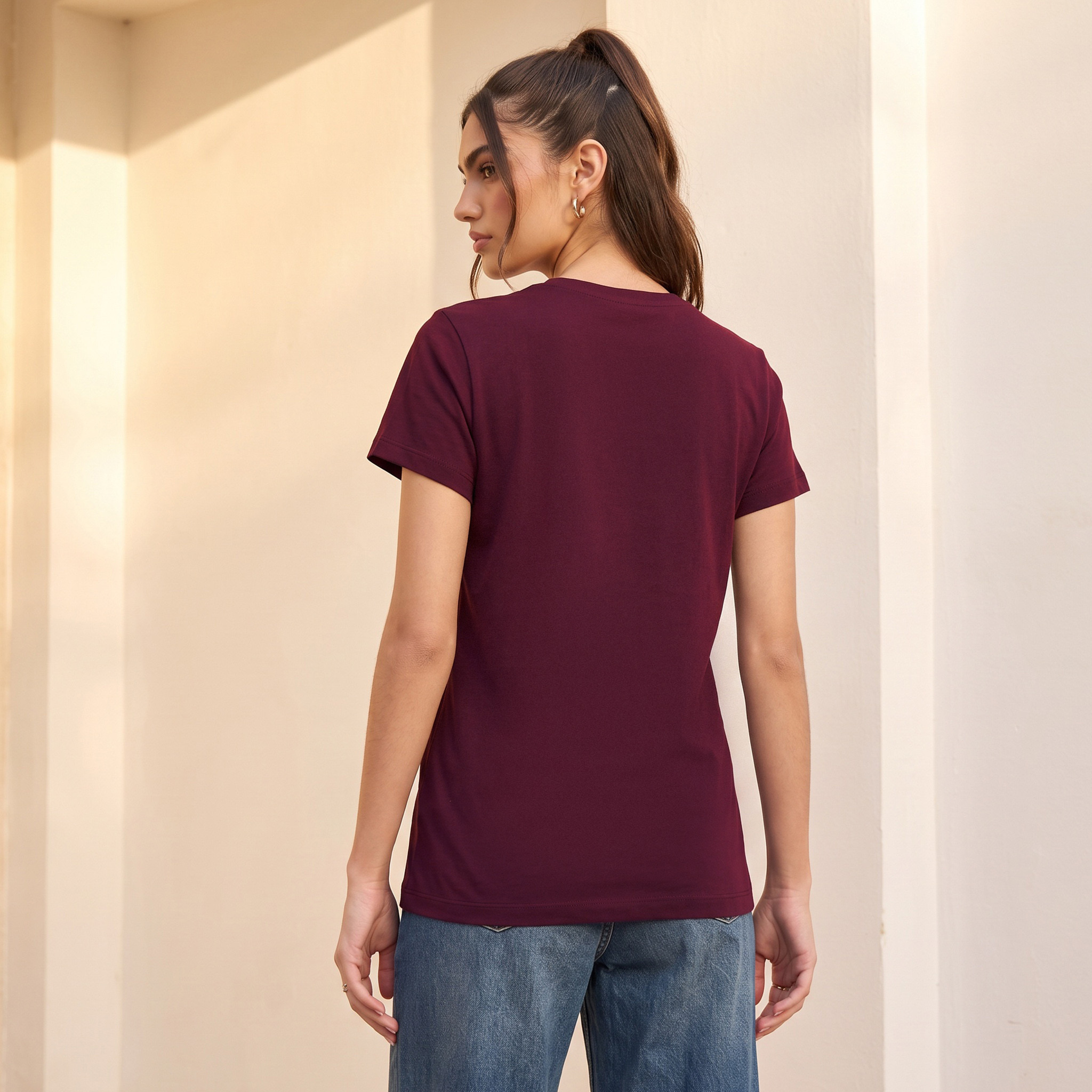 Splash Youth Cotton Los Angeles Print T-shirt-women-clothing-tshirts-image-3