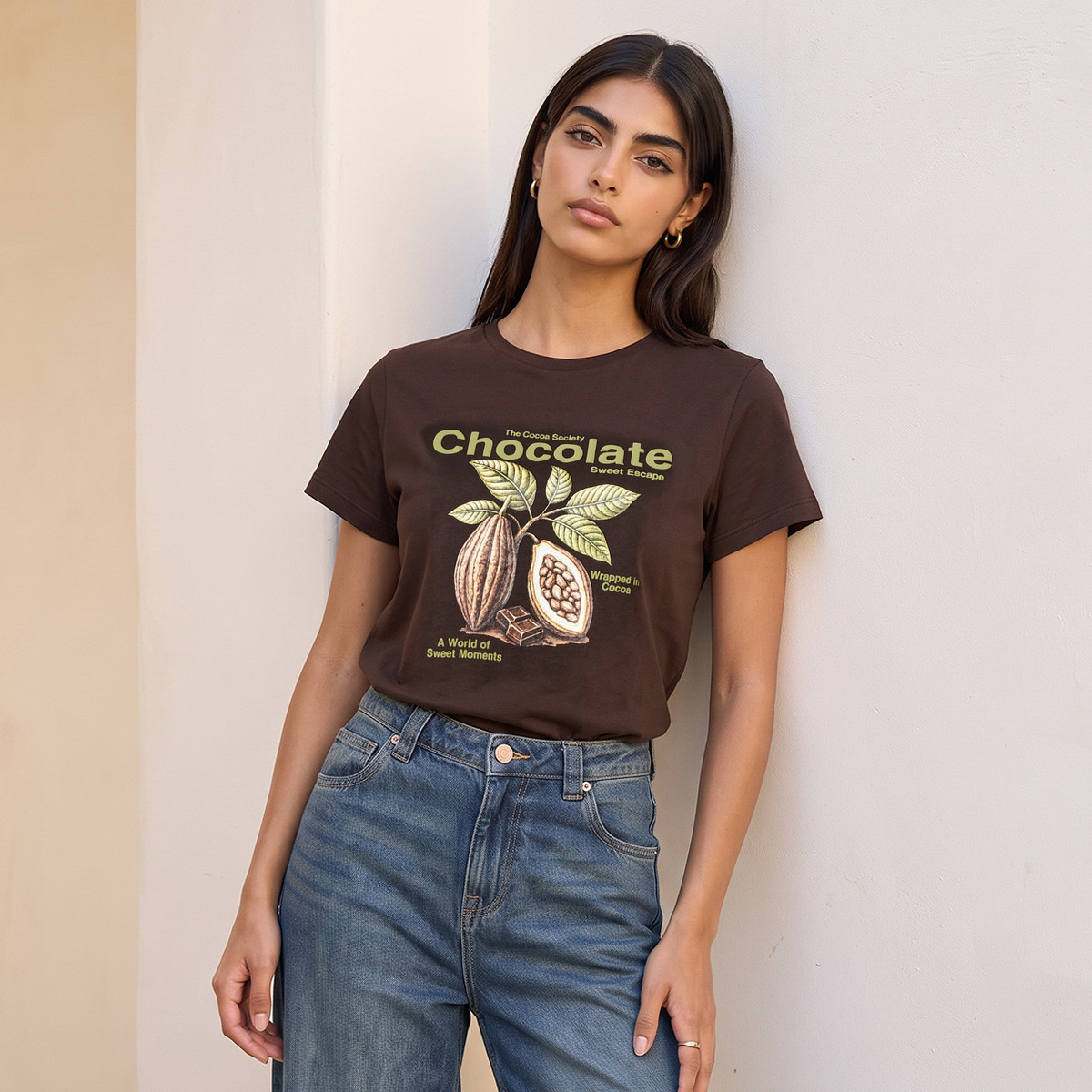 Splash Youth Cotton Graphic Print T-shirt-women-clothing-tshirts-image-1