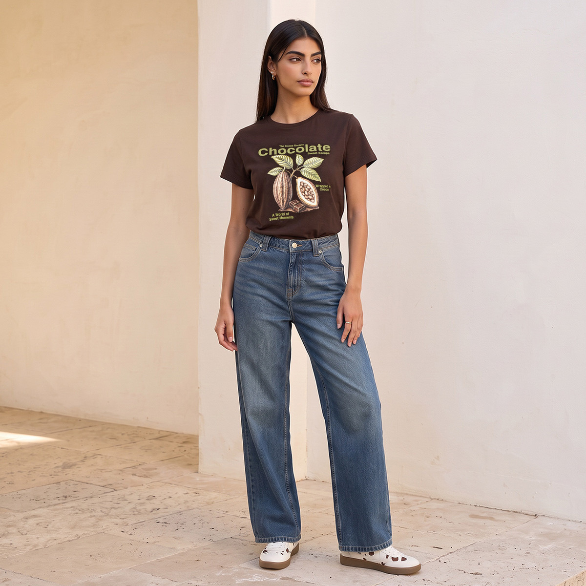 Splash Youth Cotton Graphic Print T-shirt-women-clothing-tshirts-image-2