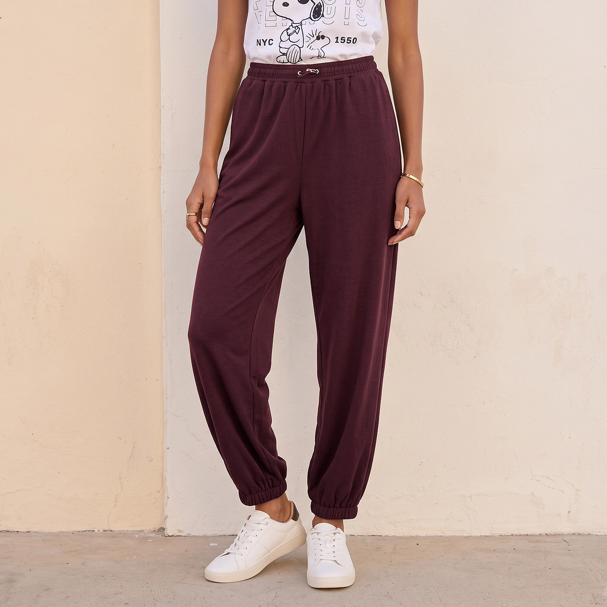 Splash Youth Joggers with Soft Touch Fabric-women-clothing-bottoms-joggers-image-1