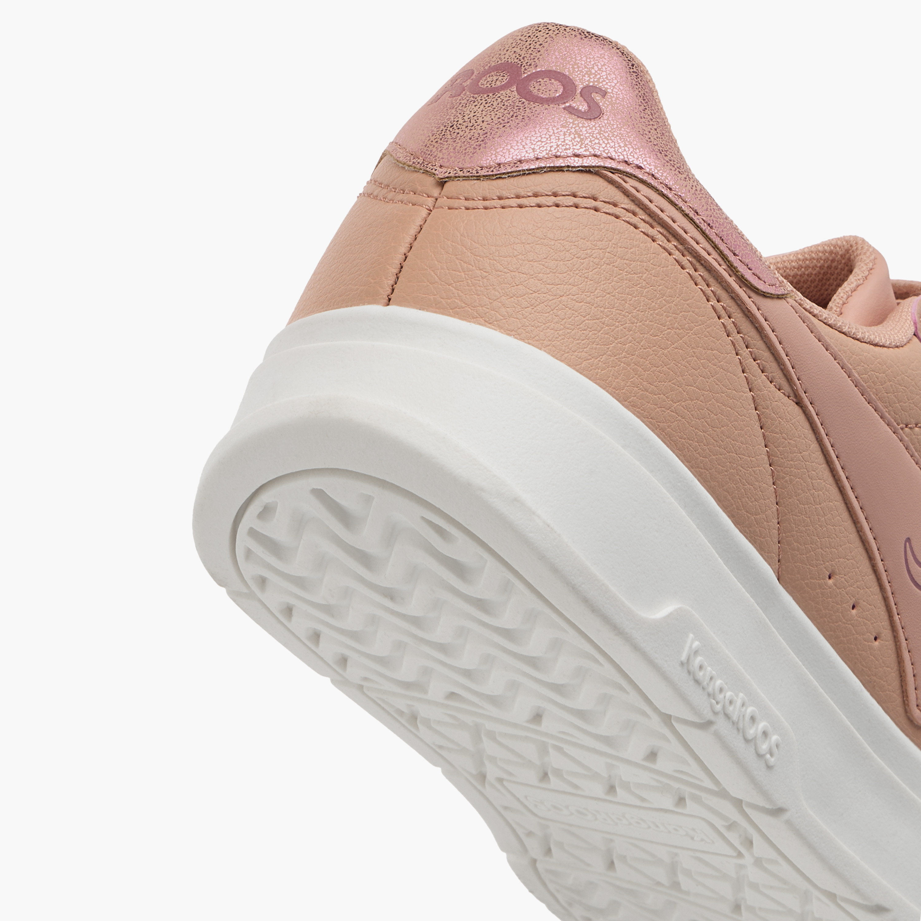 KangaROOS Women's Panelled Sneakers with Hook and Loop Closure-women-shoes-sneakers-image-5